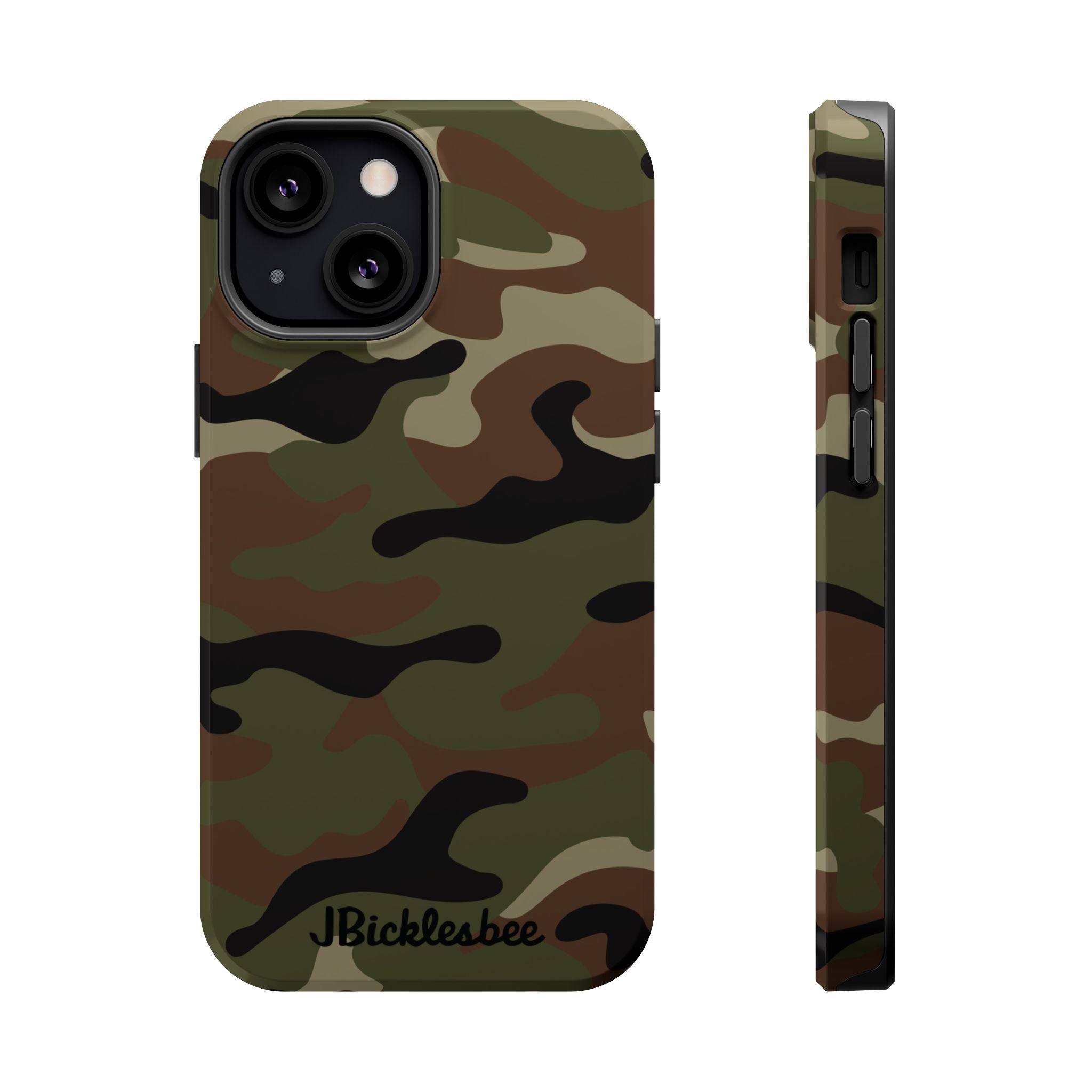 Retro Woodland Recon Camo MagSafe iPhone Tough Case