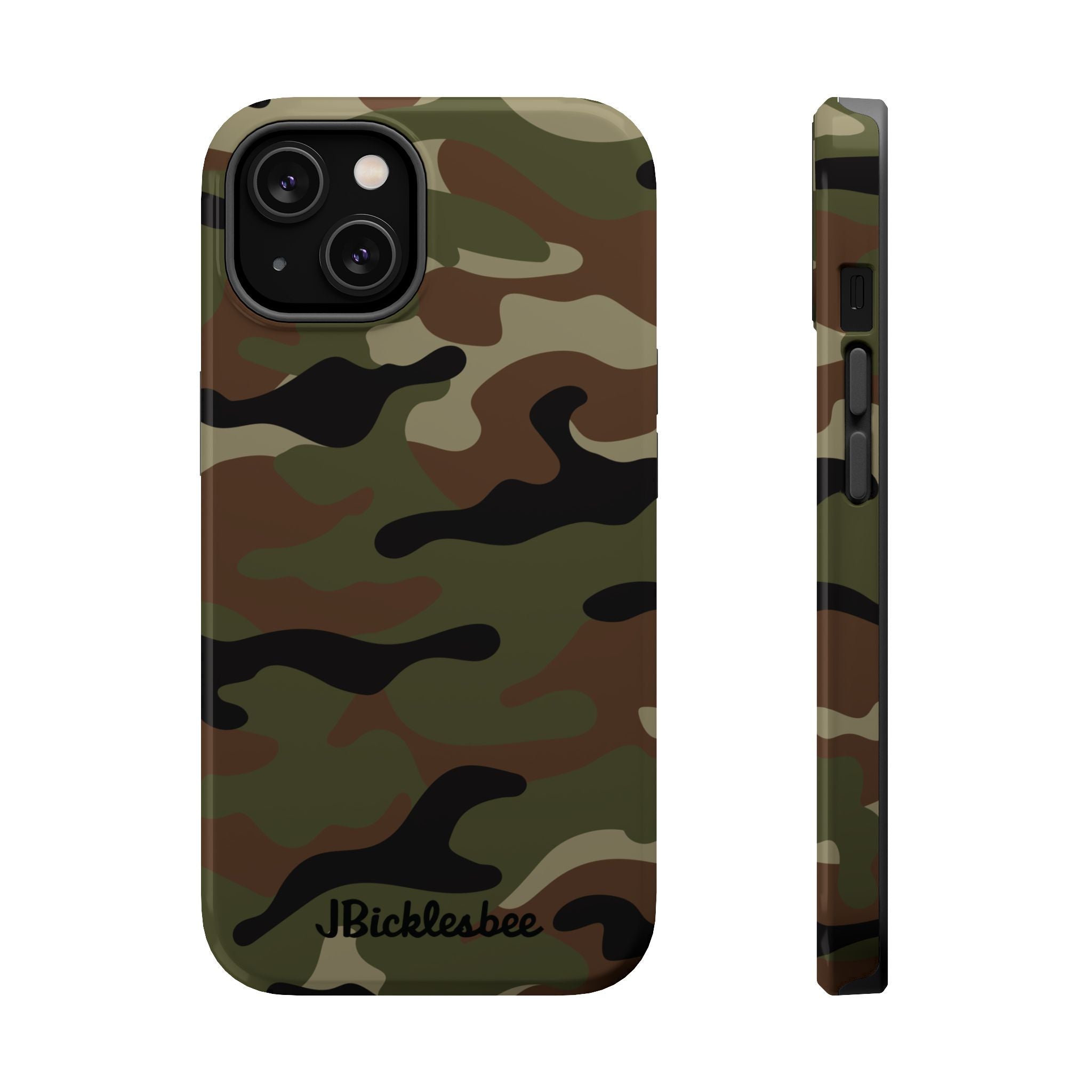 Retro Woodland Recon Camo MagSafe iPhone Tough Case