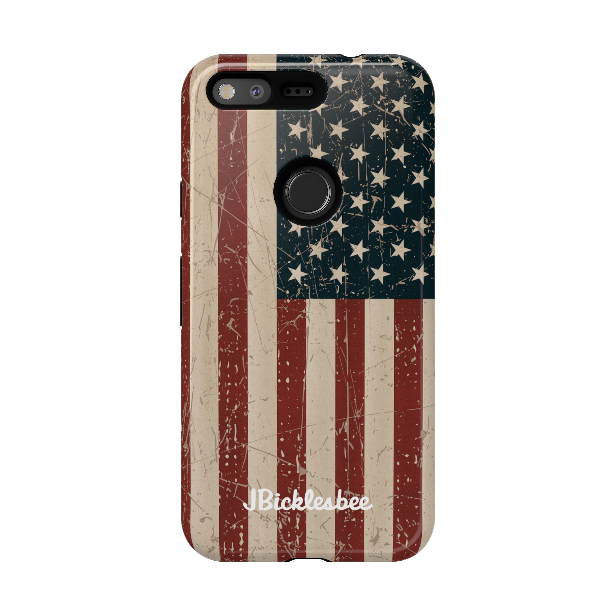 Old Glory American Flag Pixel Tough Case