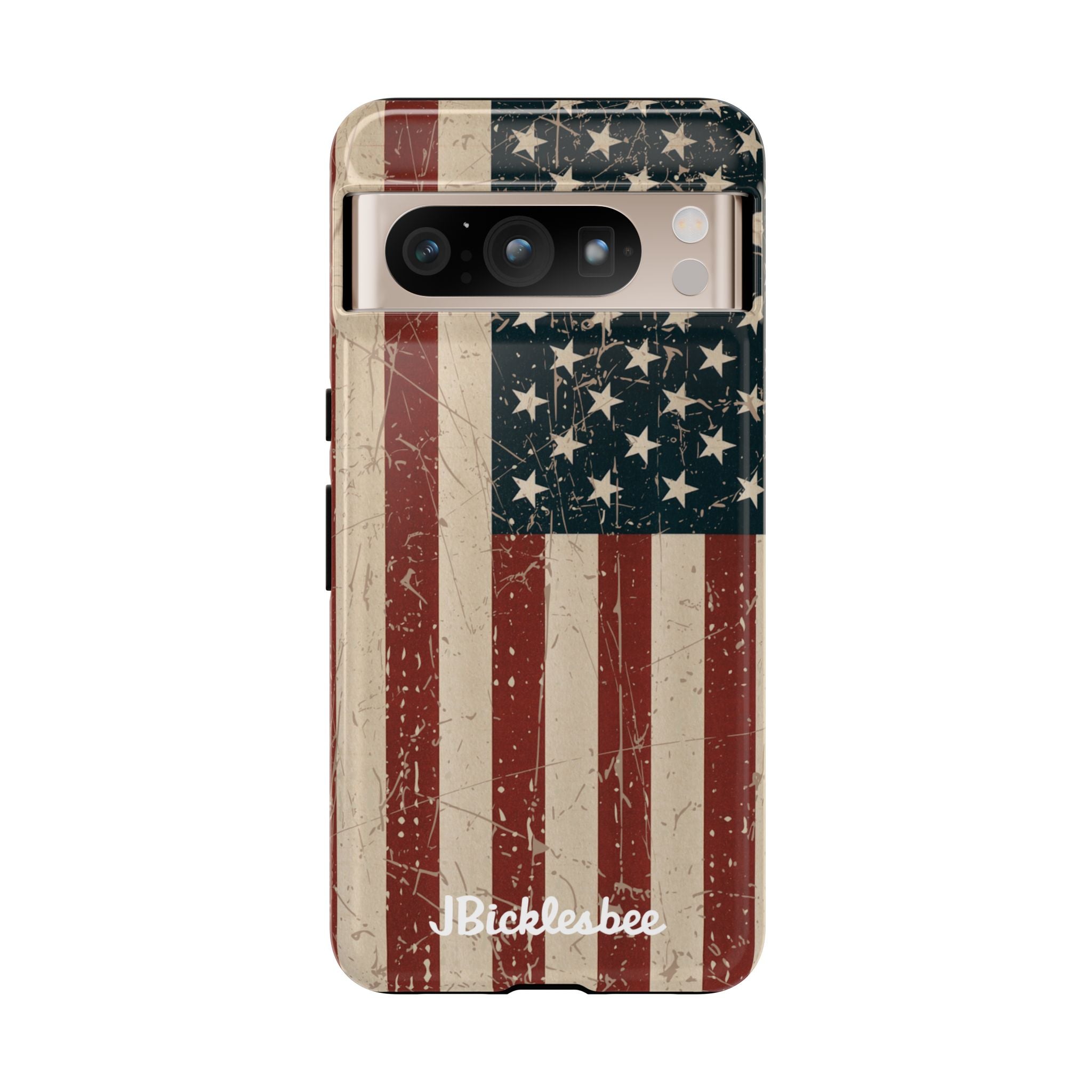 Old Glory American Flag Pixel Tough Case