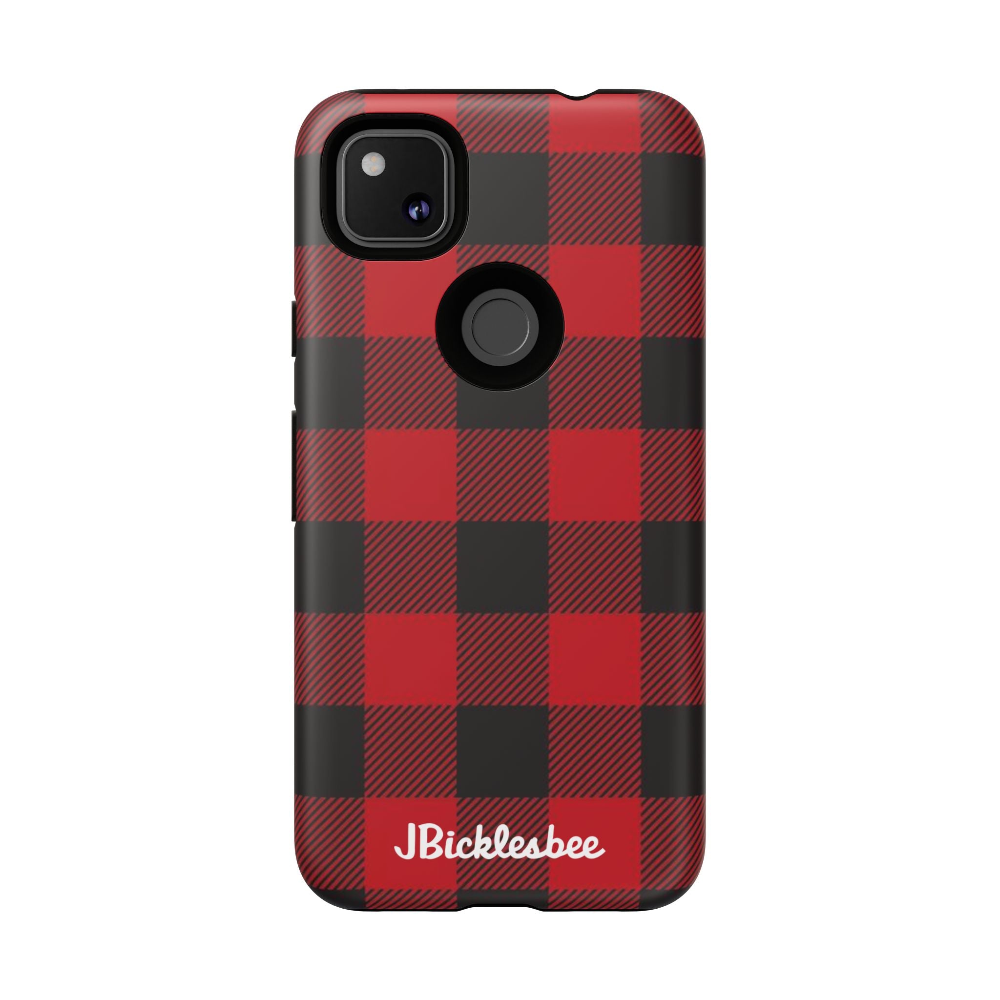 Retro Hunting Plaid Pattern Pixel Tough Case