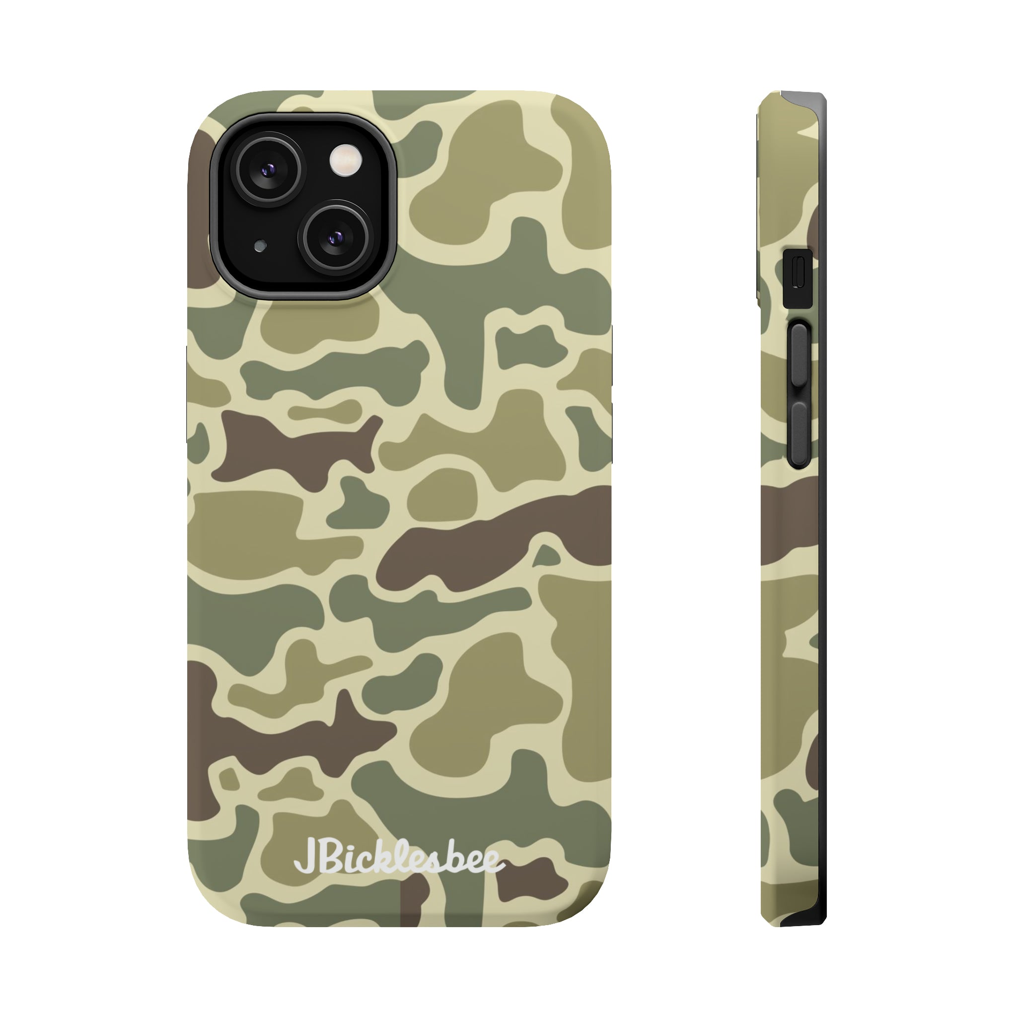 Retro Forest Duck Camo MagSafe iPhone Case