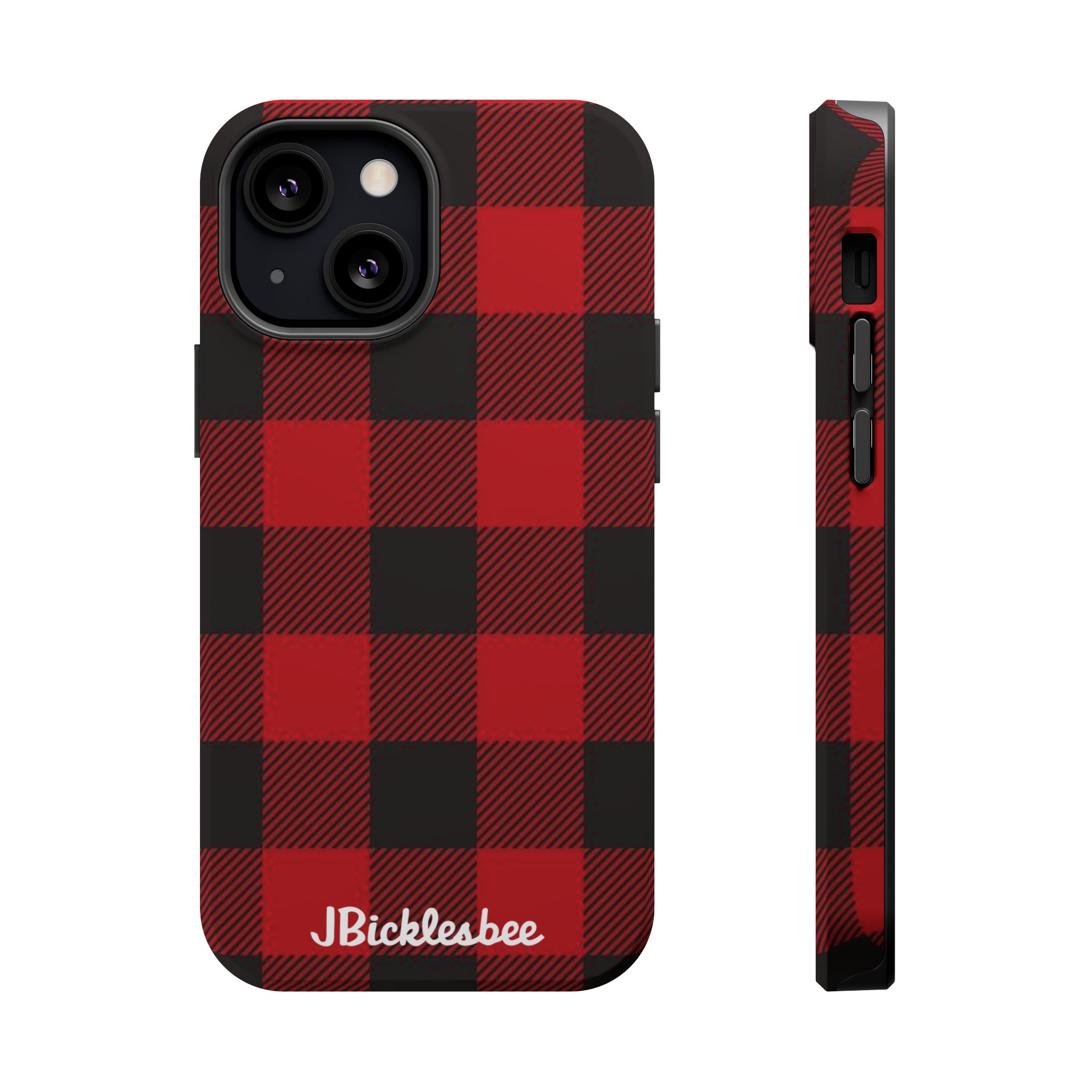 Retro Hunting Plaid Pattern MagSafe iPhone Case