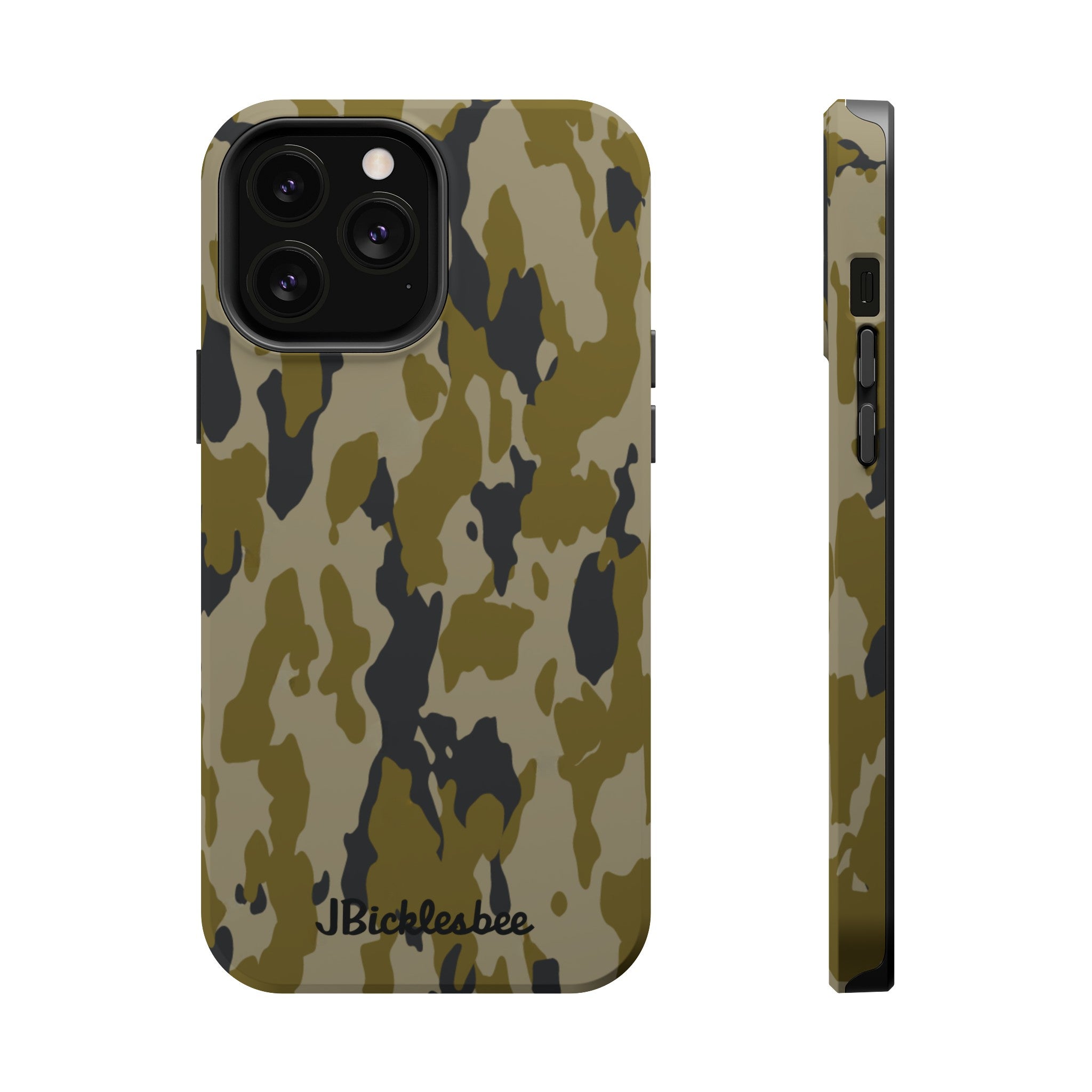 Retro Bark Camo MagSafe Tough iPhone Case