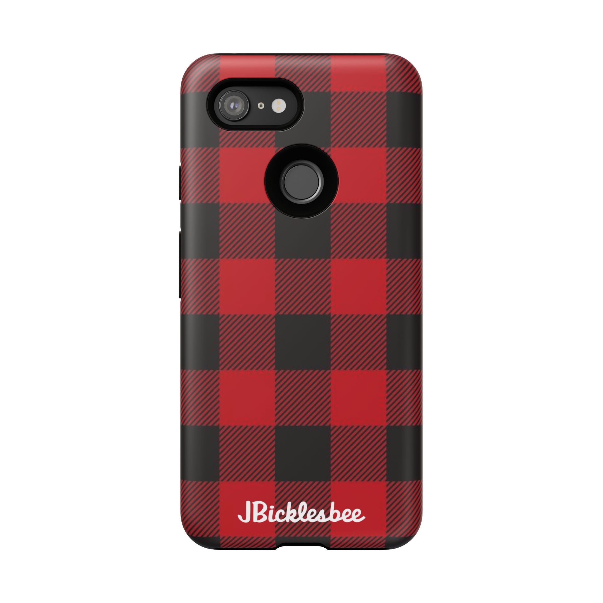 Retro Hunting Plaid Pattern Pixel Tough Case