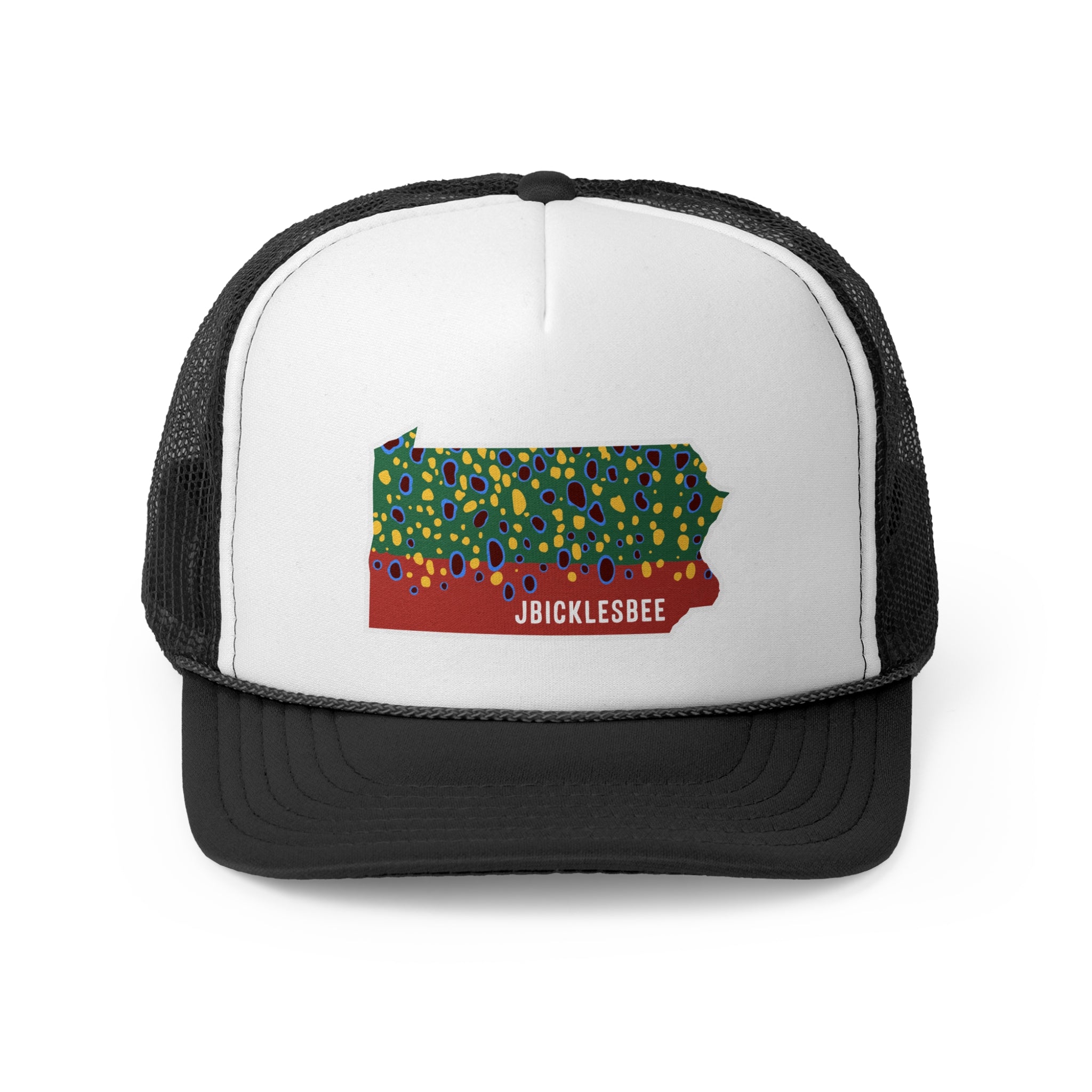 Retro Brook Trout Pennsylvania State Trucker Hat