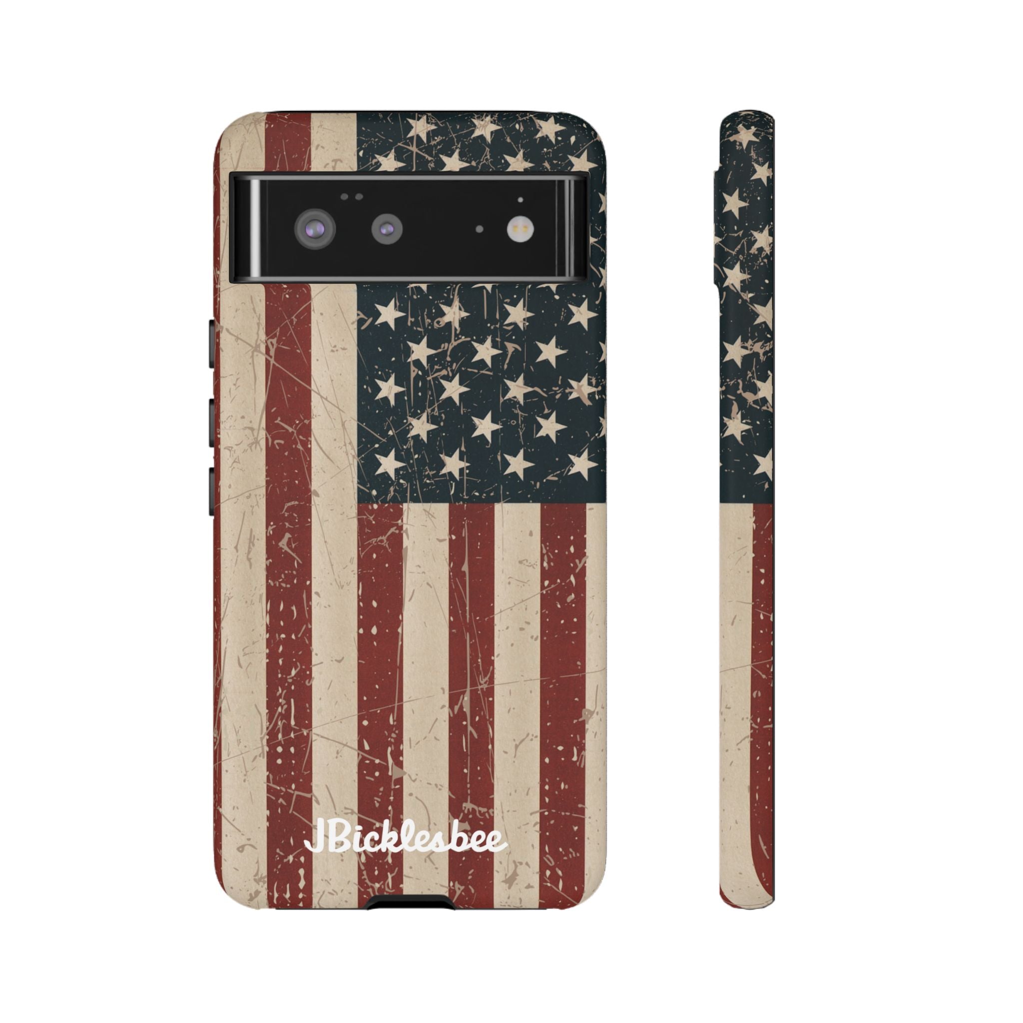 Old Glory American Flag Pixel Tough Case