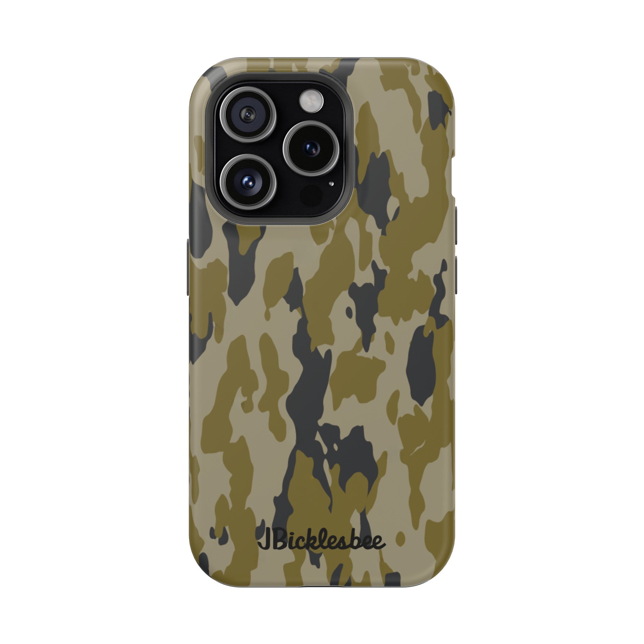 Retro Bark Camo MagSafe Tough iPhone Case