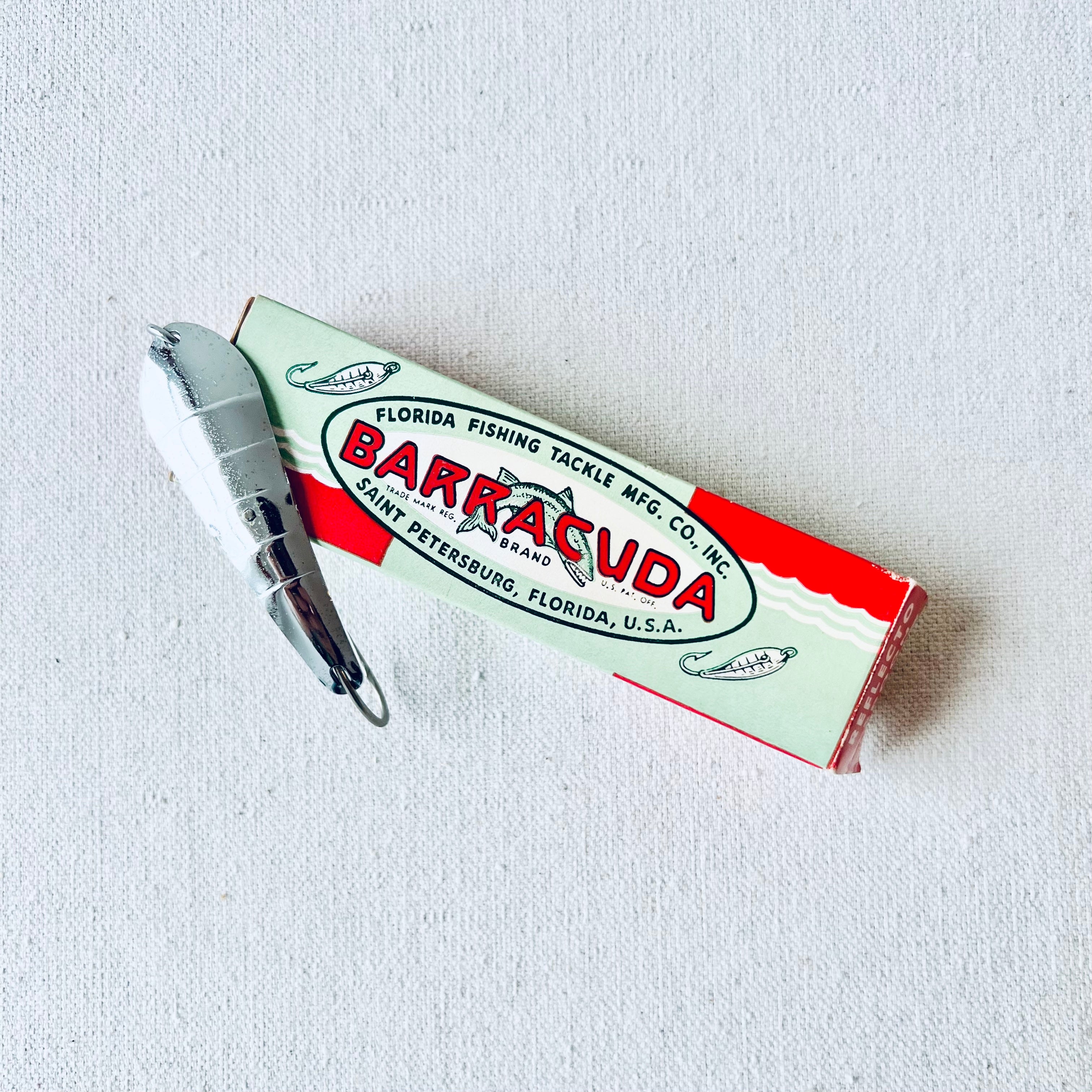 barracuda brand fishing lures Vintage Barracuda REFLECTO SPOON Lure Size No. 3