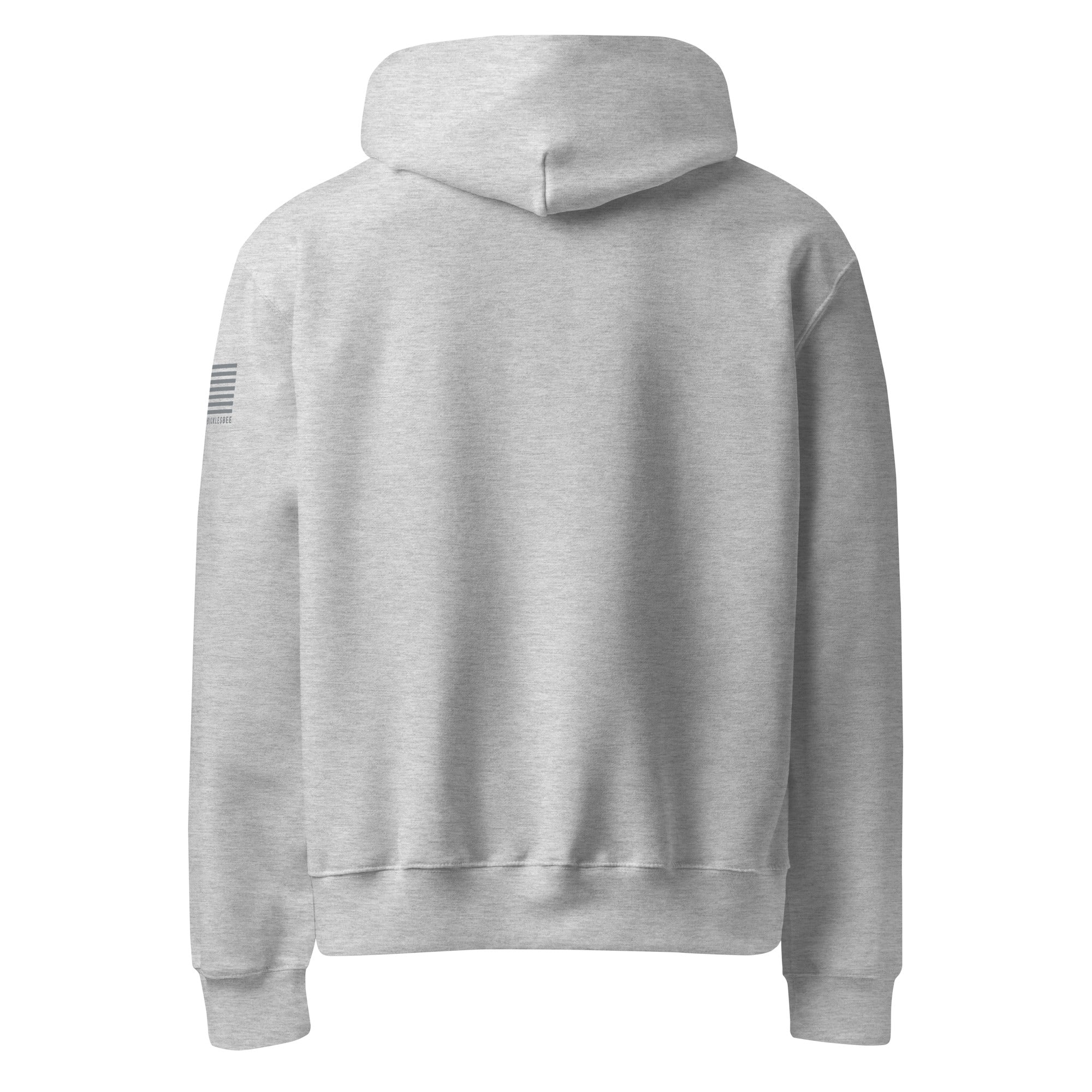 Public Land Owner Hoodie Battle Grey back