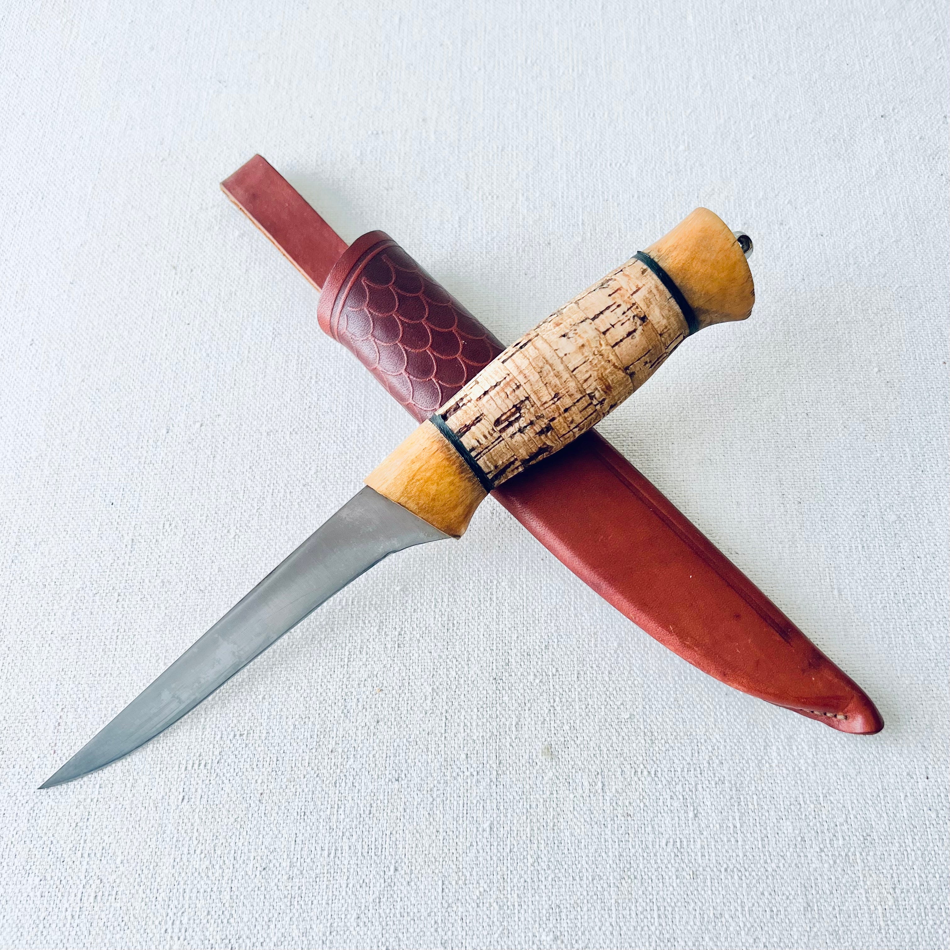 Pristine Vintage BRUSLETTO Filet/Camp Anniversary Edition 1896-1996 Knife