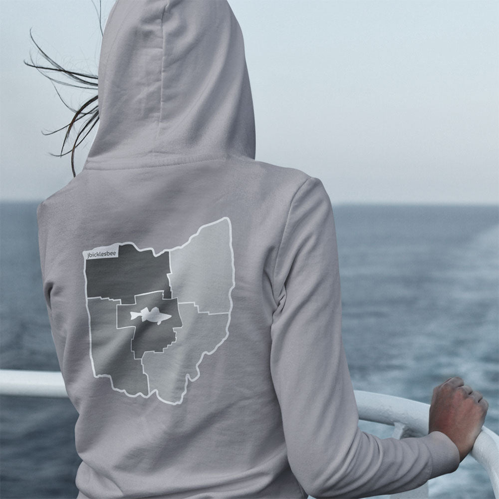 FISH THE 5 Ohio Hoodie on woman