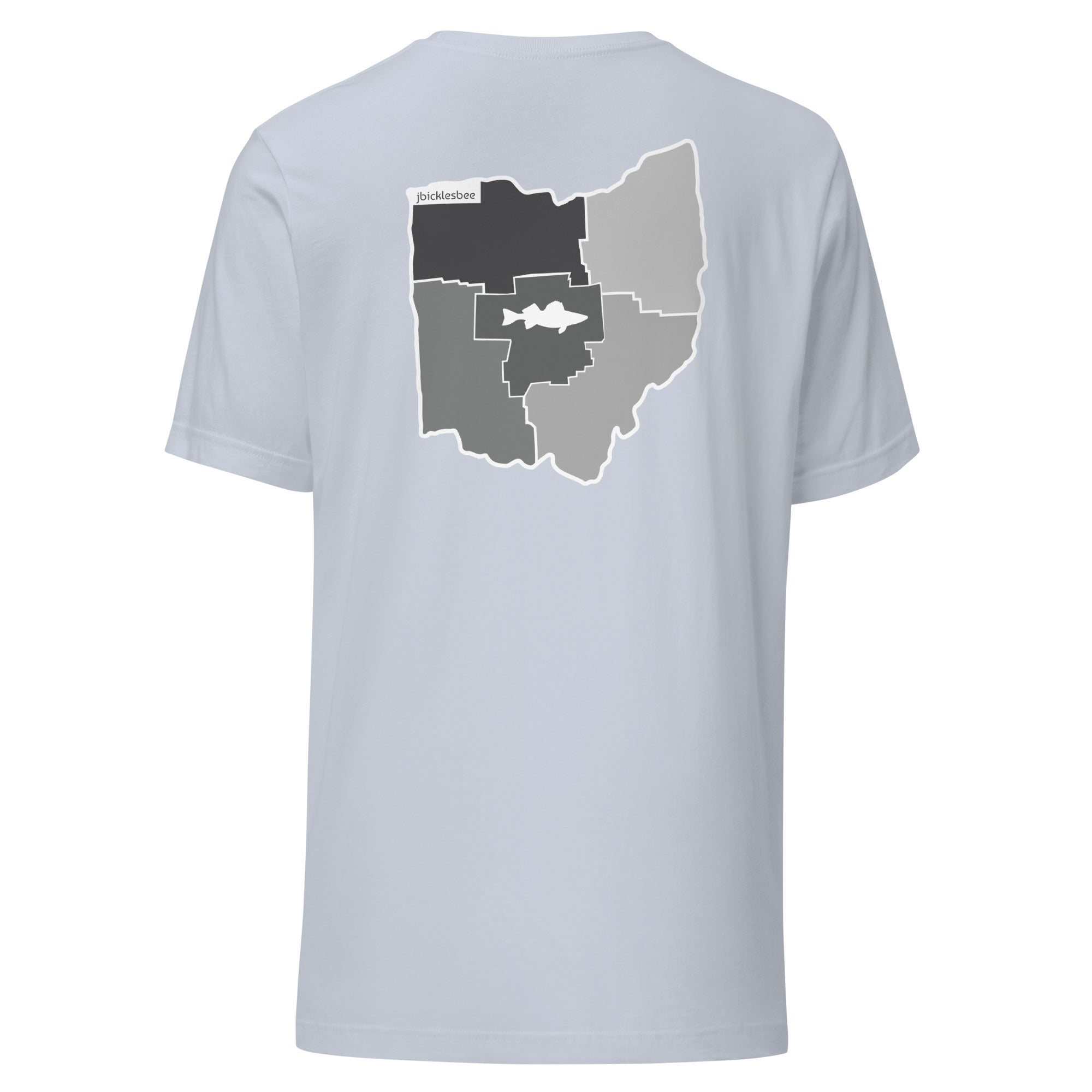 FISH THE 5 Ohio T-shirt Light Blue