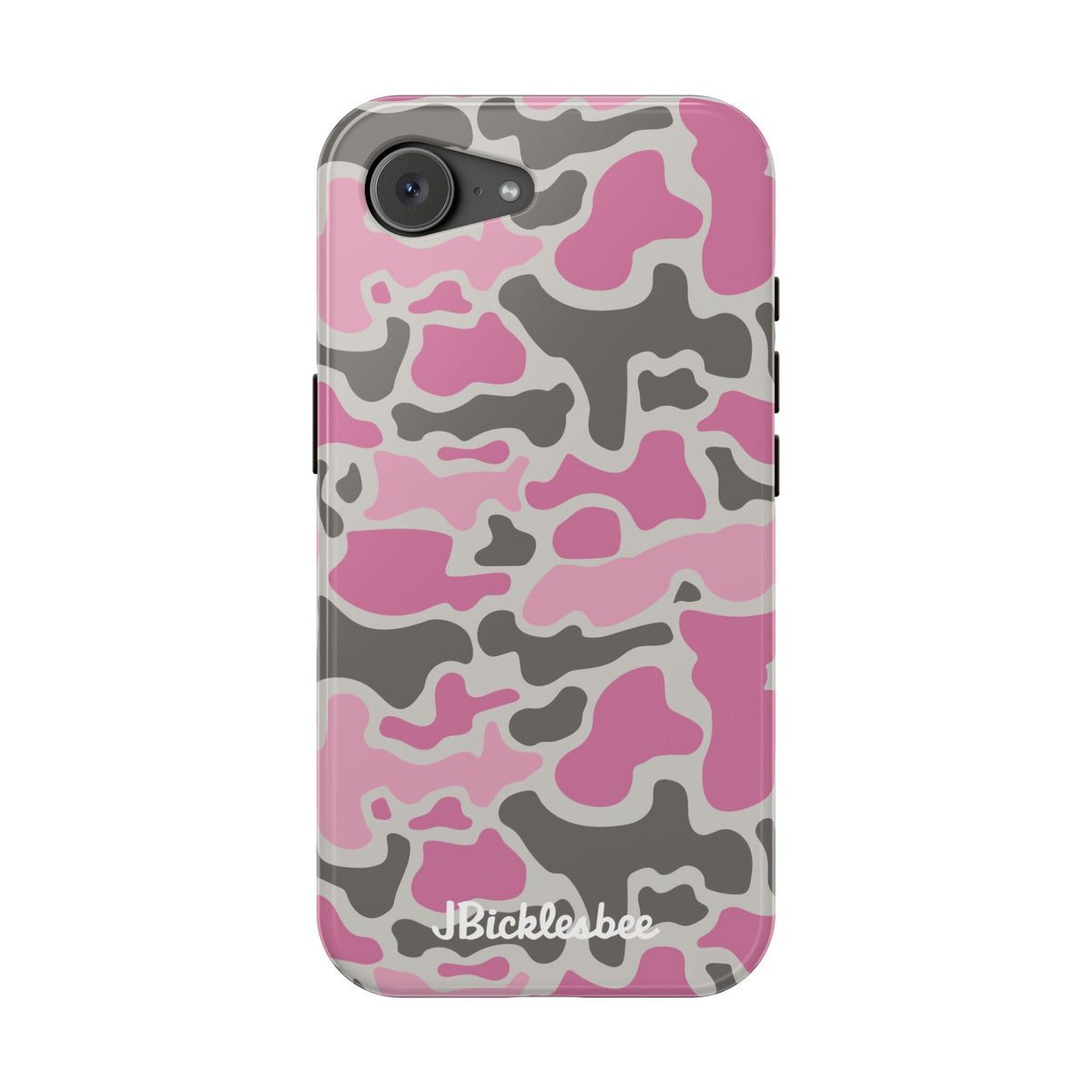 Pink Retro Duck Camo MagSafe iPhone Case