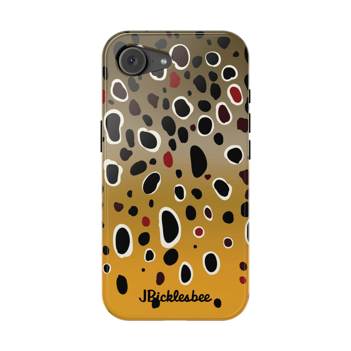 Brown Trout Pattern MagSafe iPhone Case