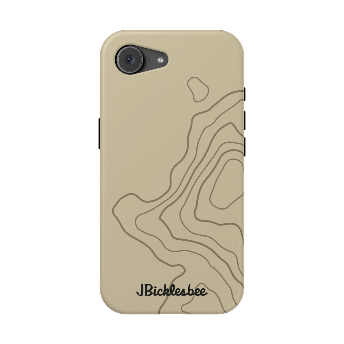Overland Tan Topographical MagSafe iPhone Case