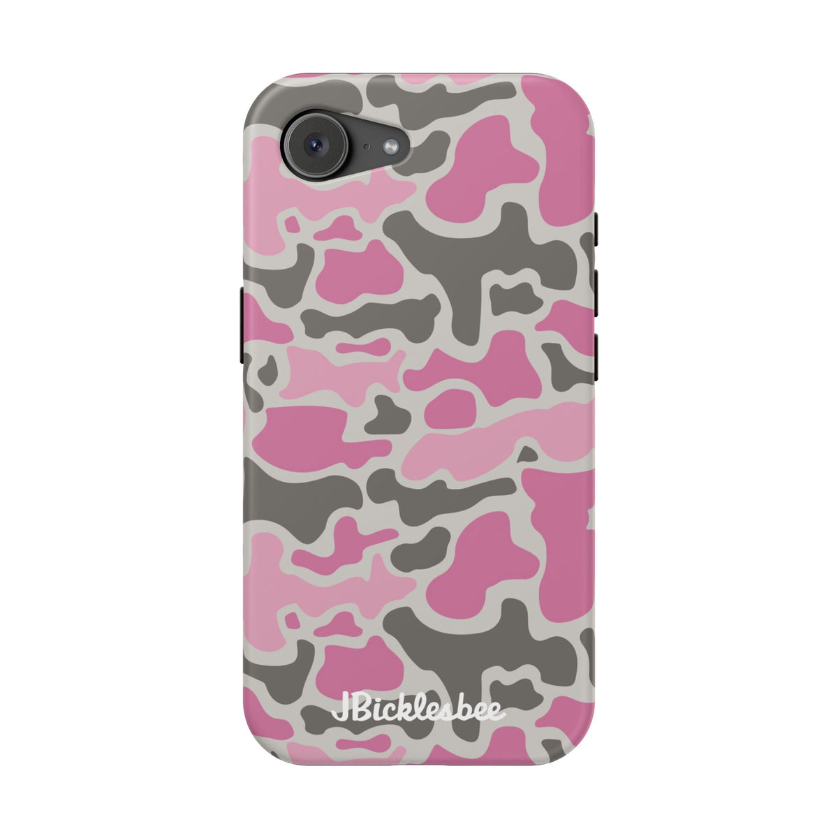 Pink Retro Duck Camo MagSafe iPhone Case