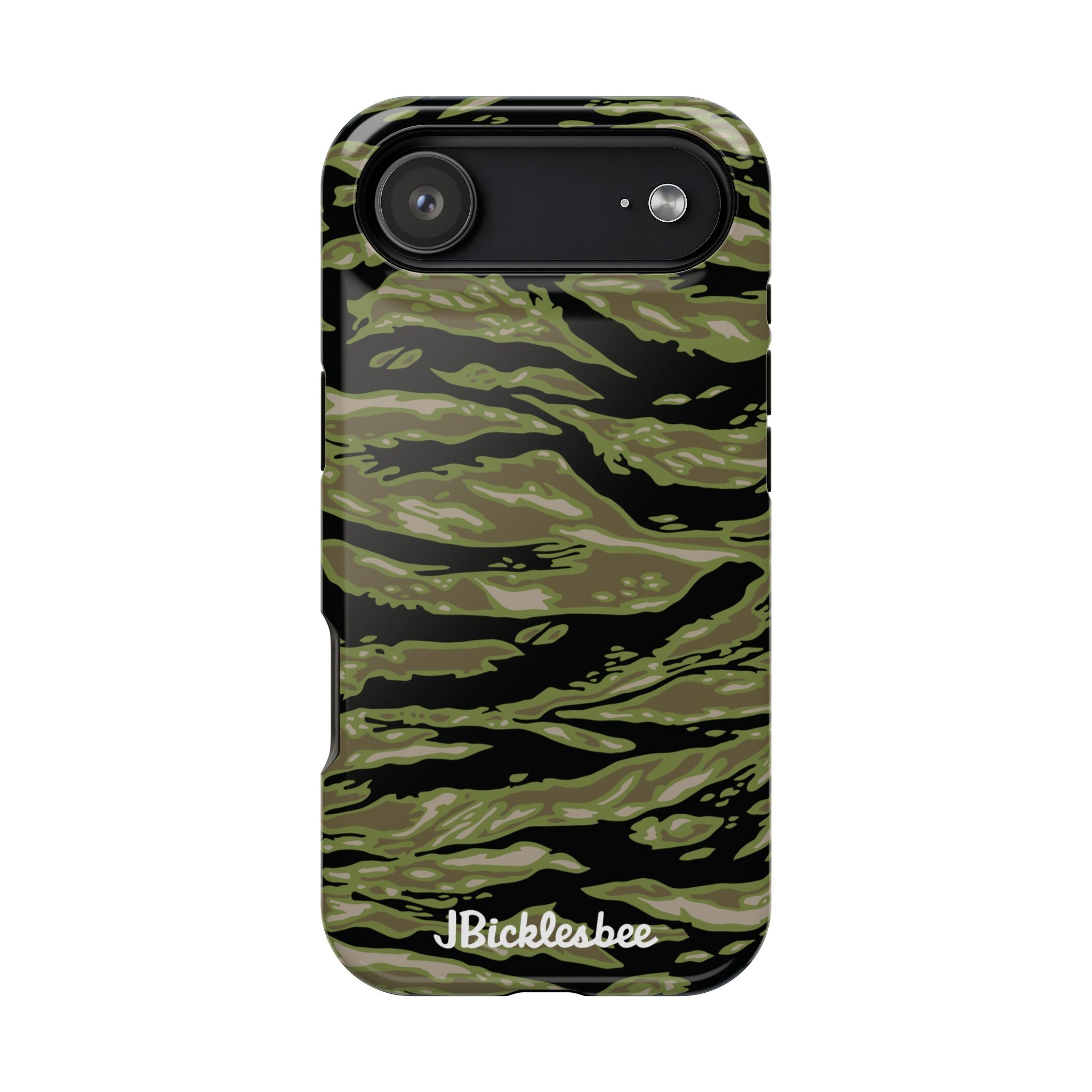 Retro Woodland Camo Tiger Stripe MagSafe iPhone Case