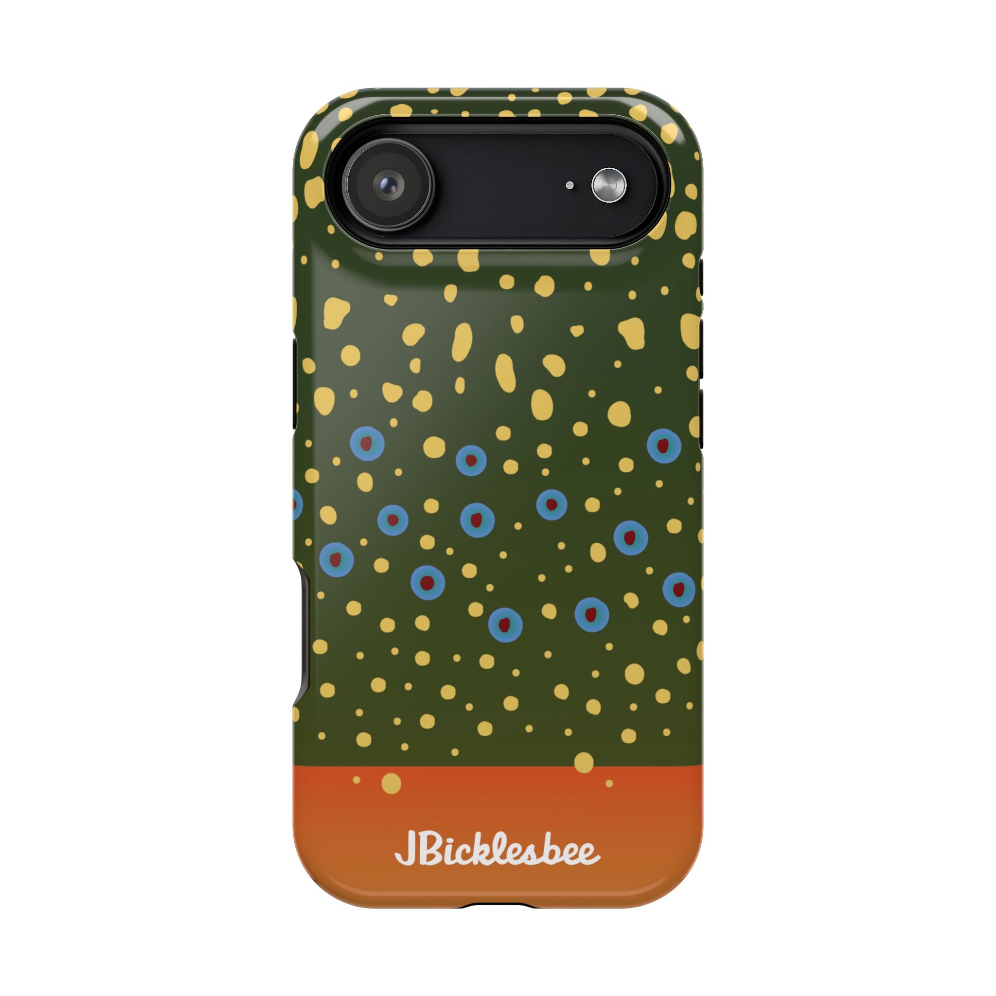 Brook Trout Pattern MagSafe iPhone Case