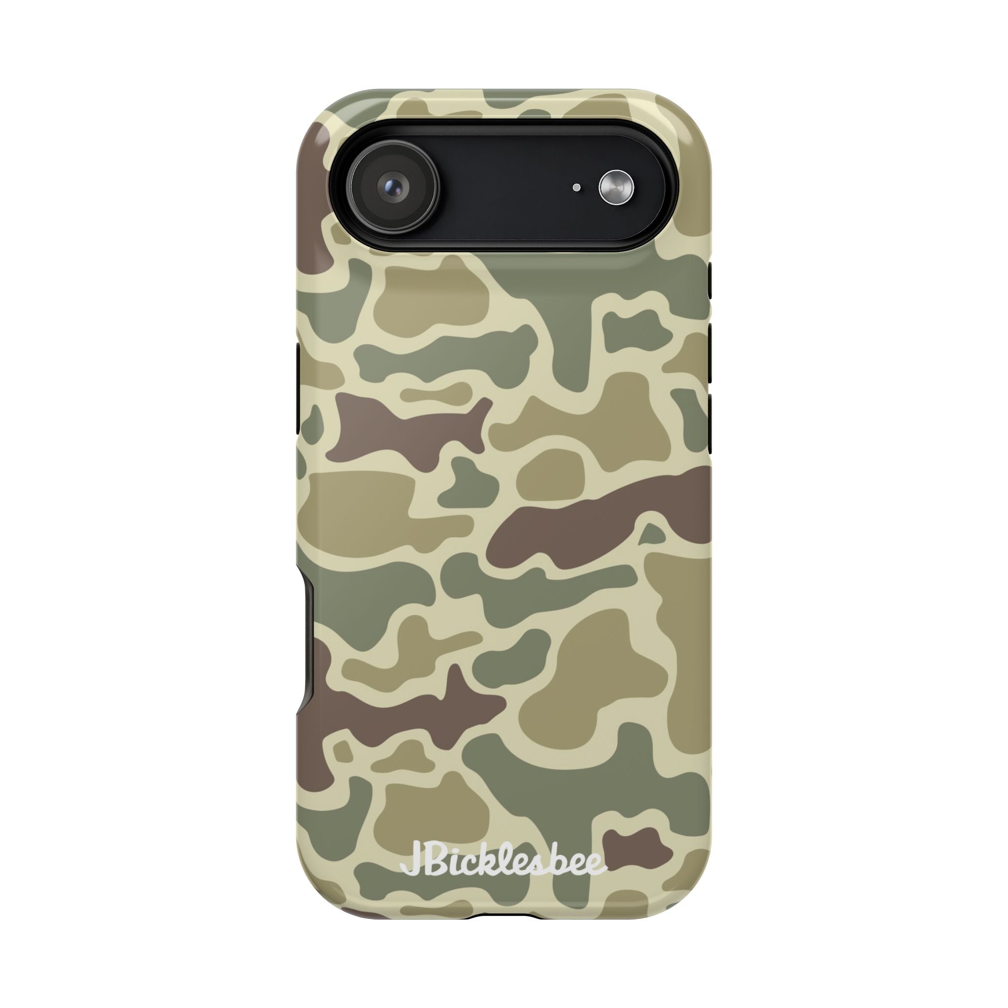 Retro Forest Duck Camo MagSafe iPhone Case