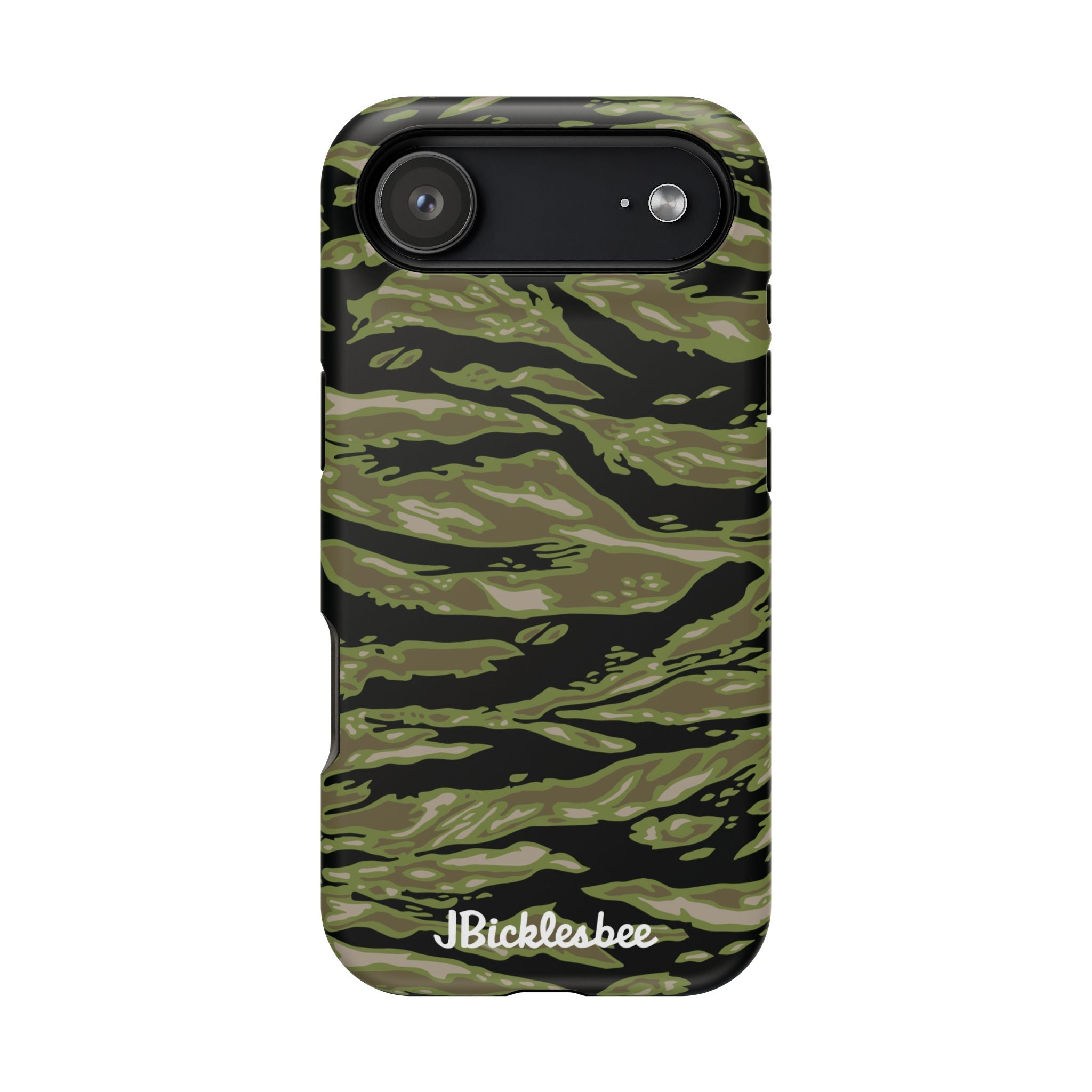 Retro Woodland Camo Tiger Stripe MagSafe iPhone Case