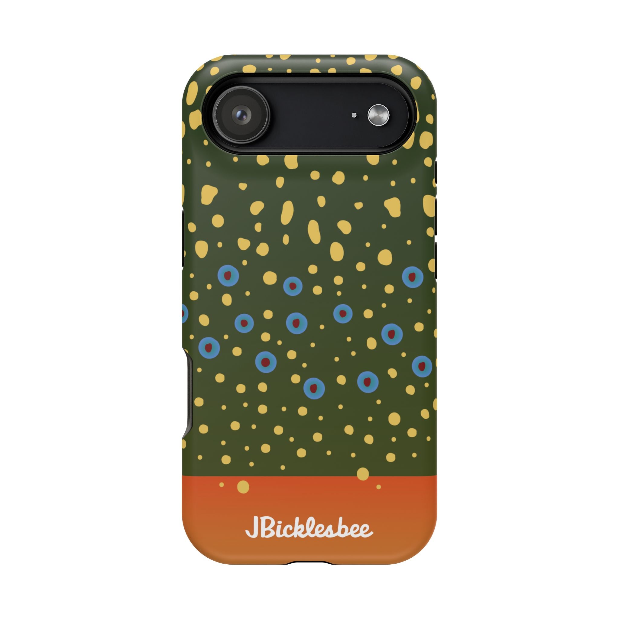 Brook Trout Pattern MagSafe iPhone Case