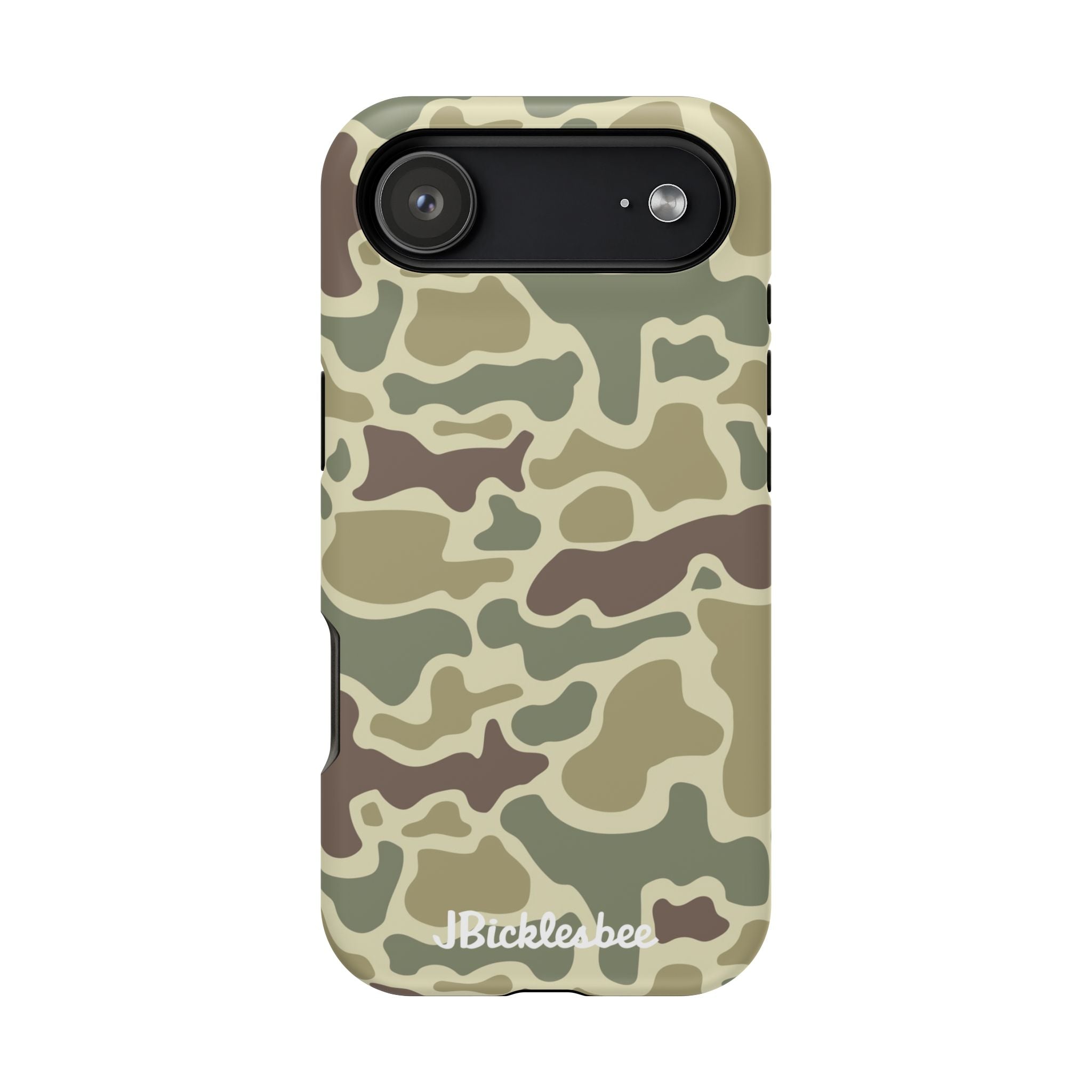 Retro Forest Duck Camo MagSafe iPhone Case