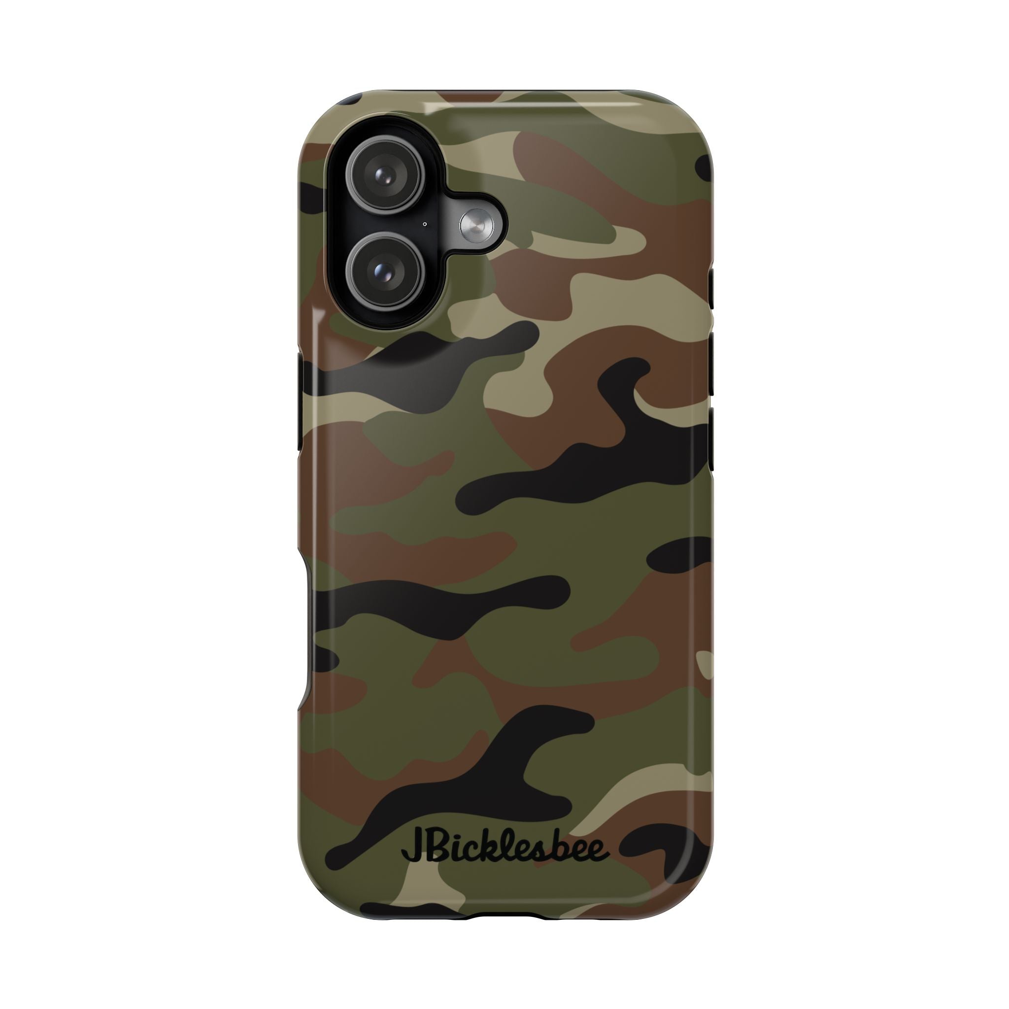 Retro Woodland Recon Camo MagSafe iPhone Tough Case