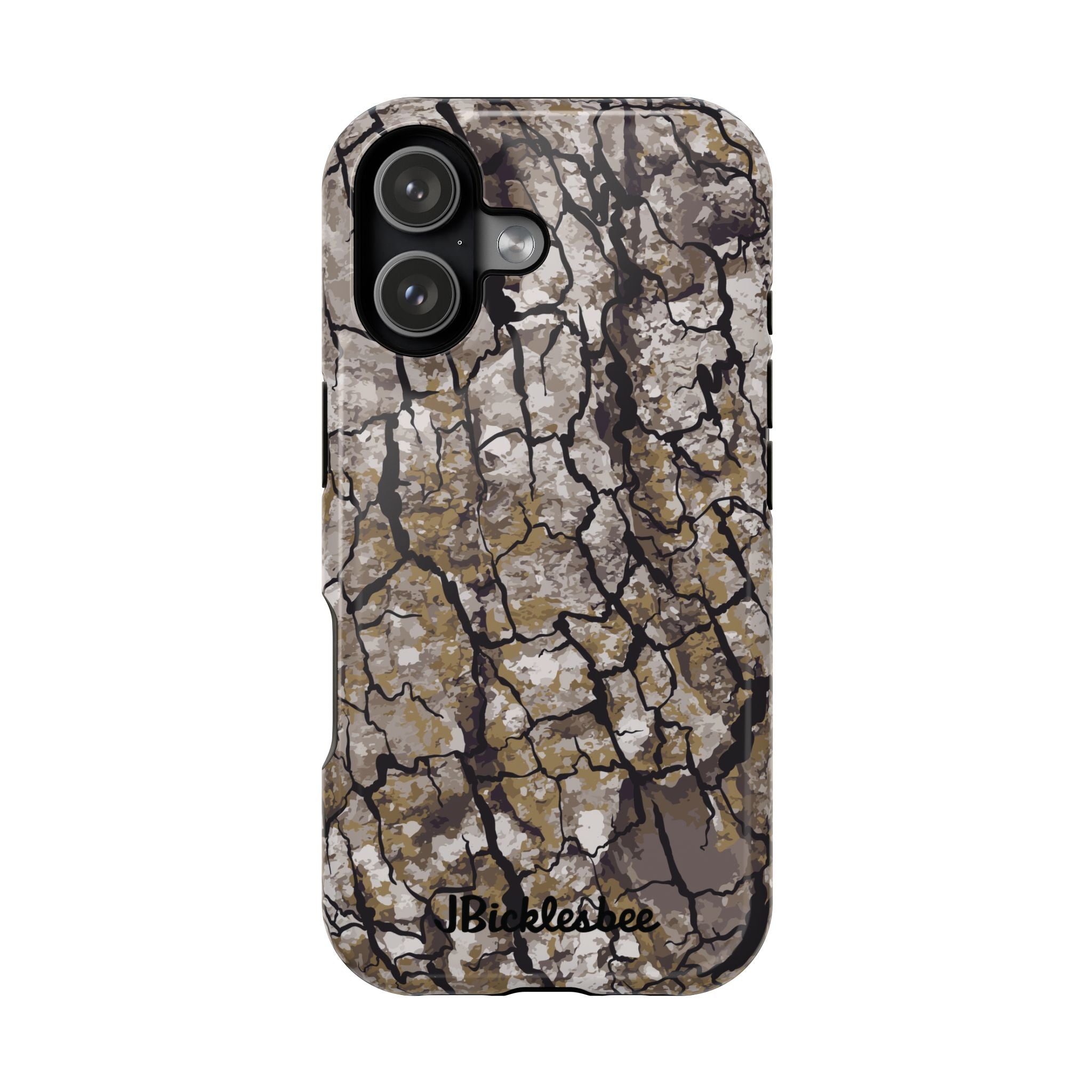 Alpha Tree Bark Camo MagSafe iPhone Case