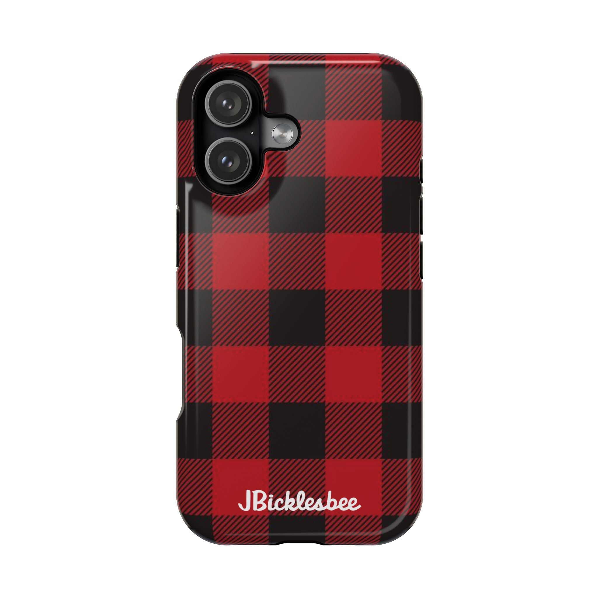 Retro Hunting Plaid Pattern MagSafe iPhone Case