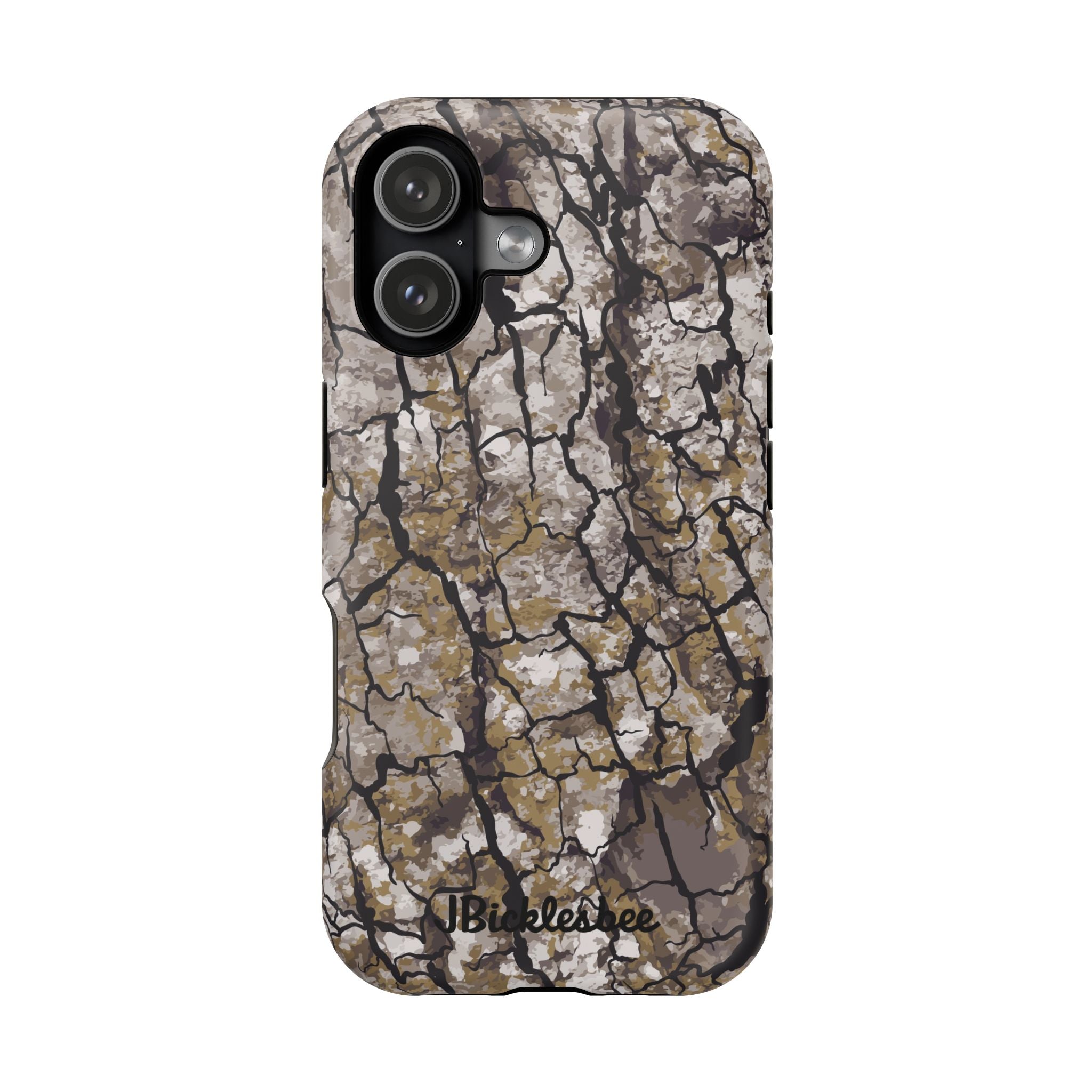 Alpha Tree Bark Camo MagSafe iPhone Case