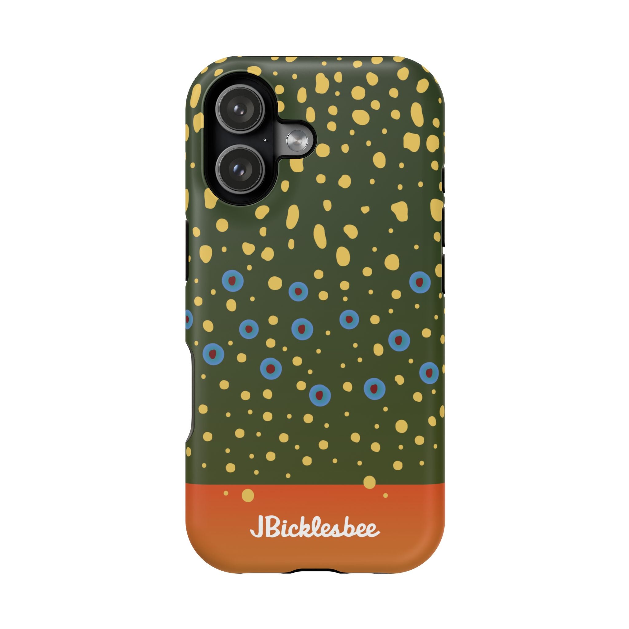 Brook Trout Pattern MagSafe iPhone Case