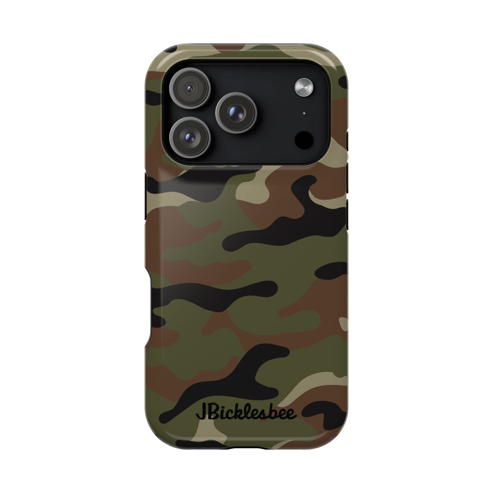 Retro Woodland Recon Camo MagSafe iPhone Tough Case