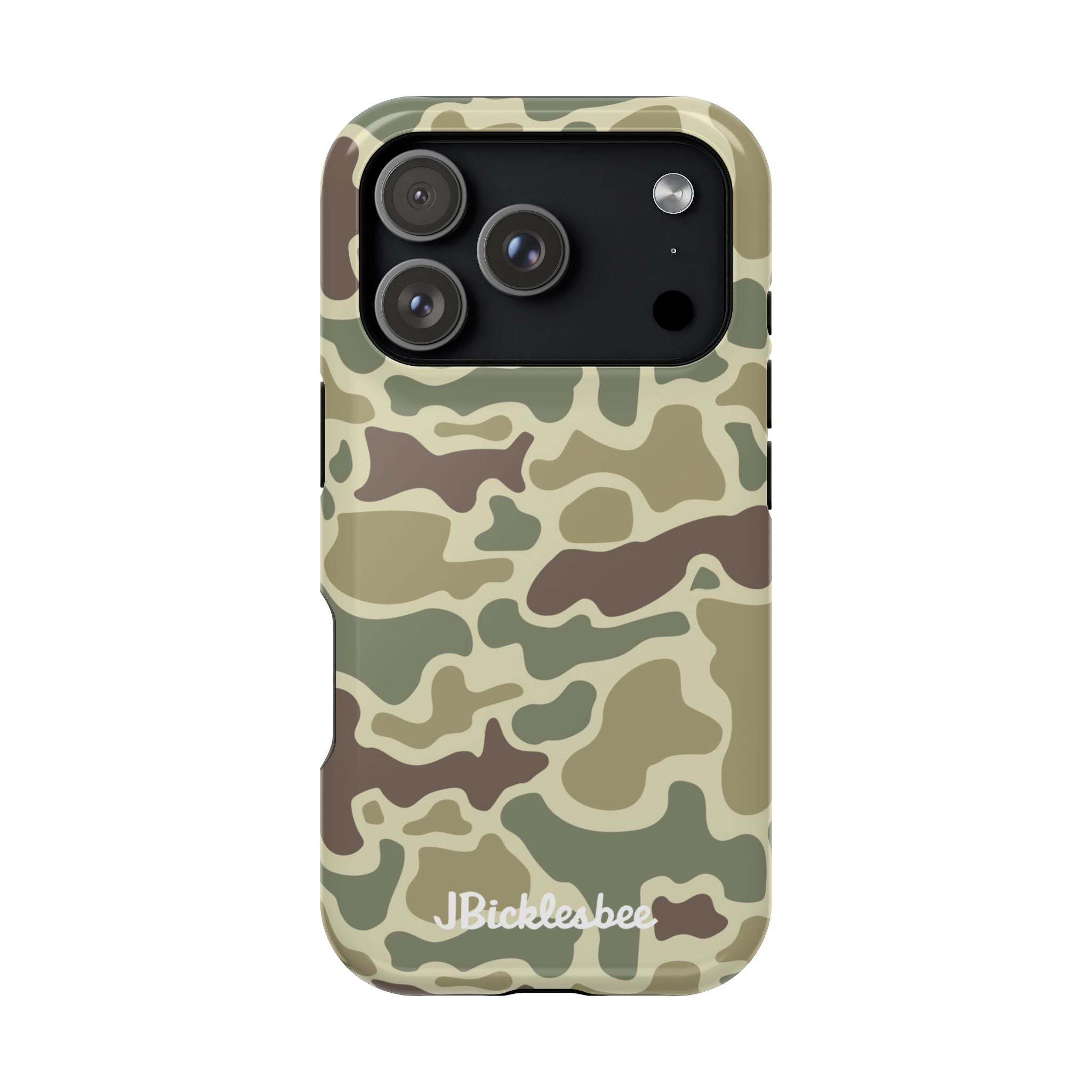 Retro Forest Duck Camo MagSafe iPhone Case