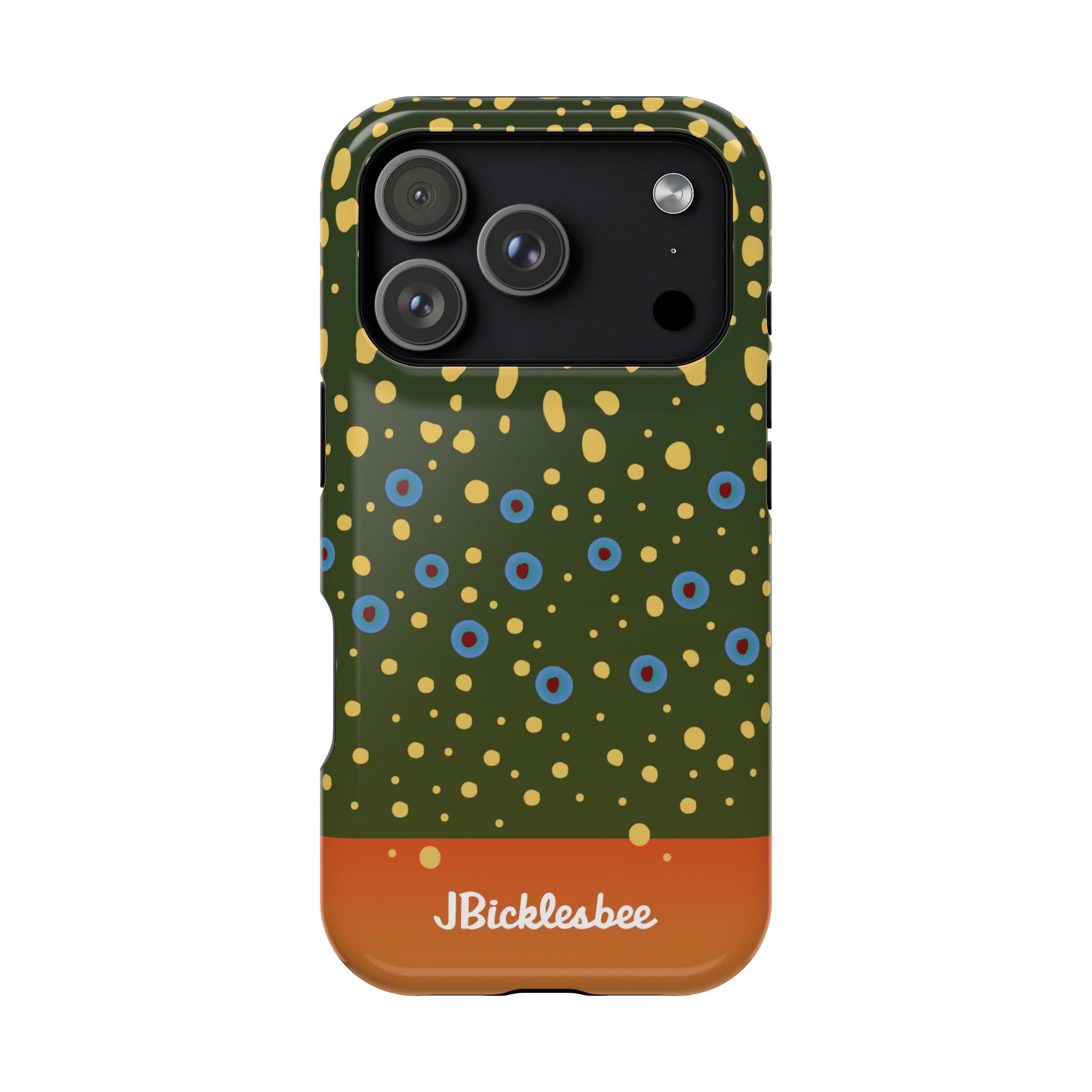 Brook Trout Pattern MagSafe iPhone Case