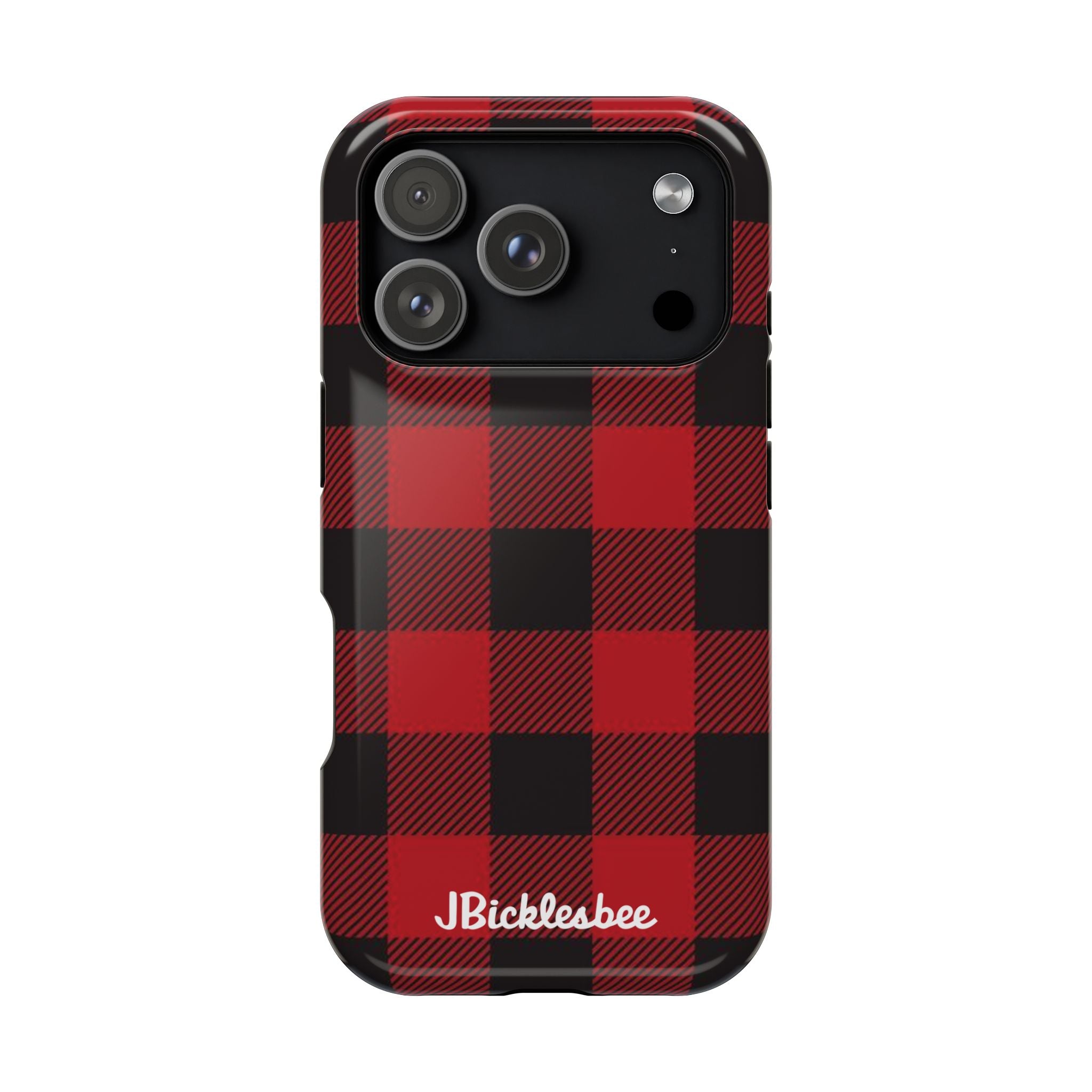 Retro Hunting Plaid Pattern MagSafe iPhone Case