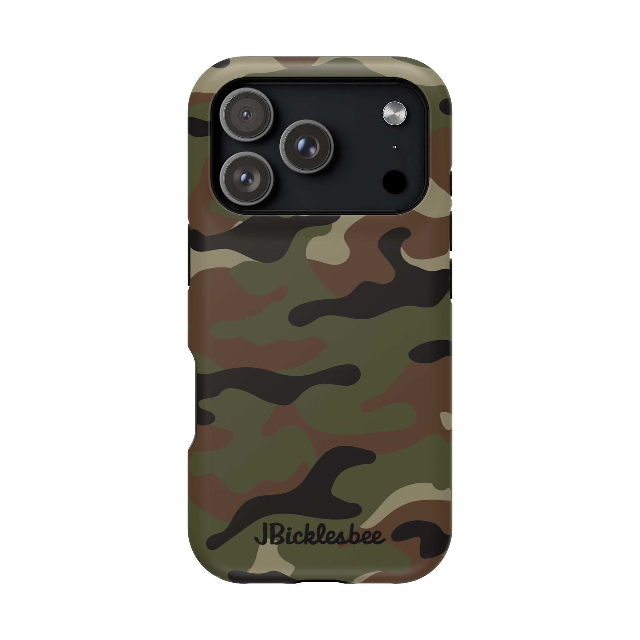 Retro Woodland Recon Camo MagSafe iPhone Tough Case