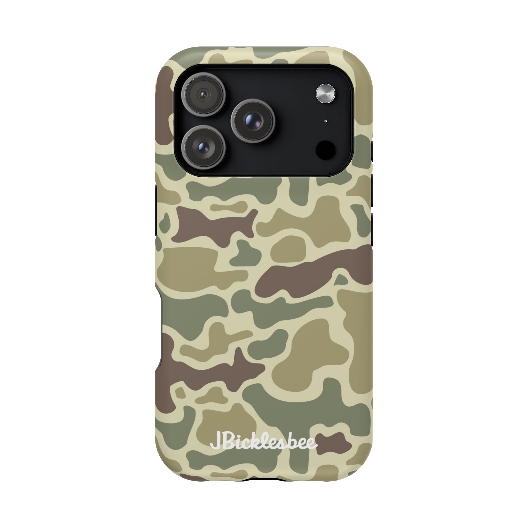Retro Forest Duck Camo MagSafe iPhone Case