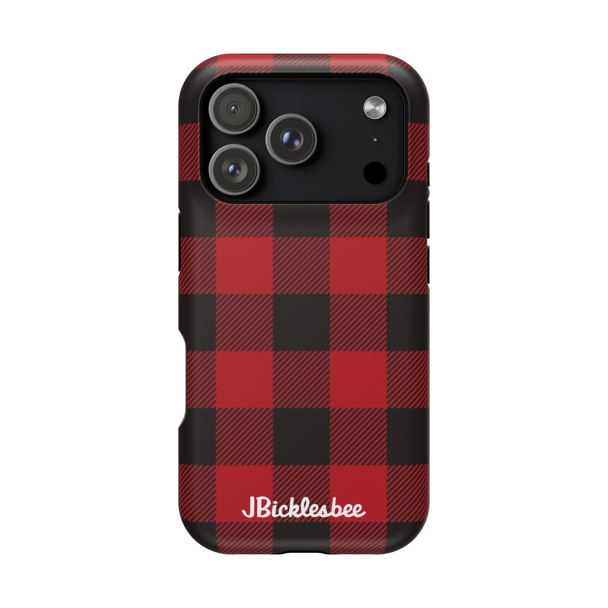 Retro Hunting Plaid Pattern MagSafe iPhone Case
