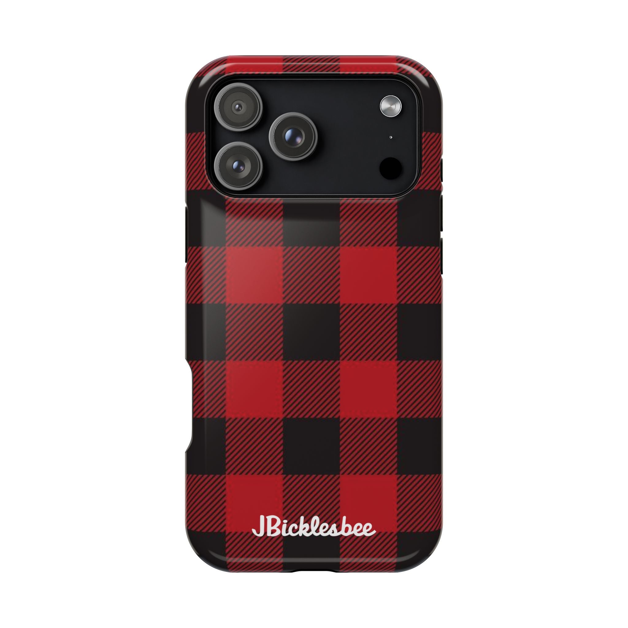 Retro Hunting Plaid Pattern MagSafe iPhone Case