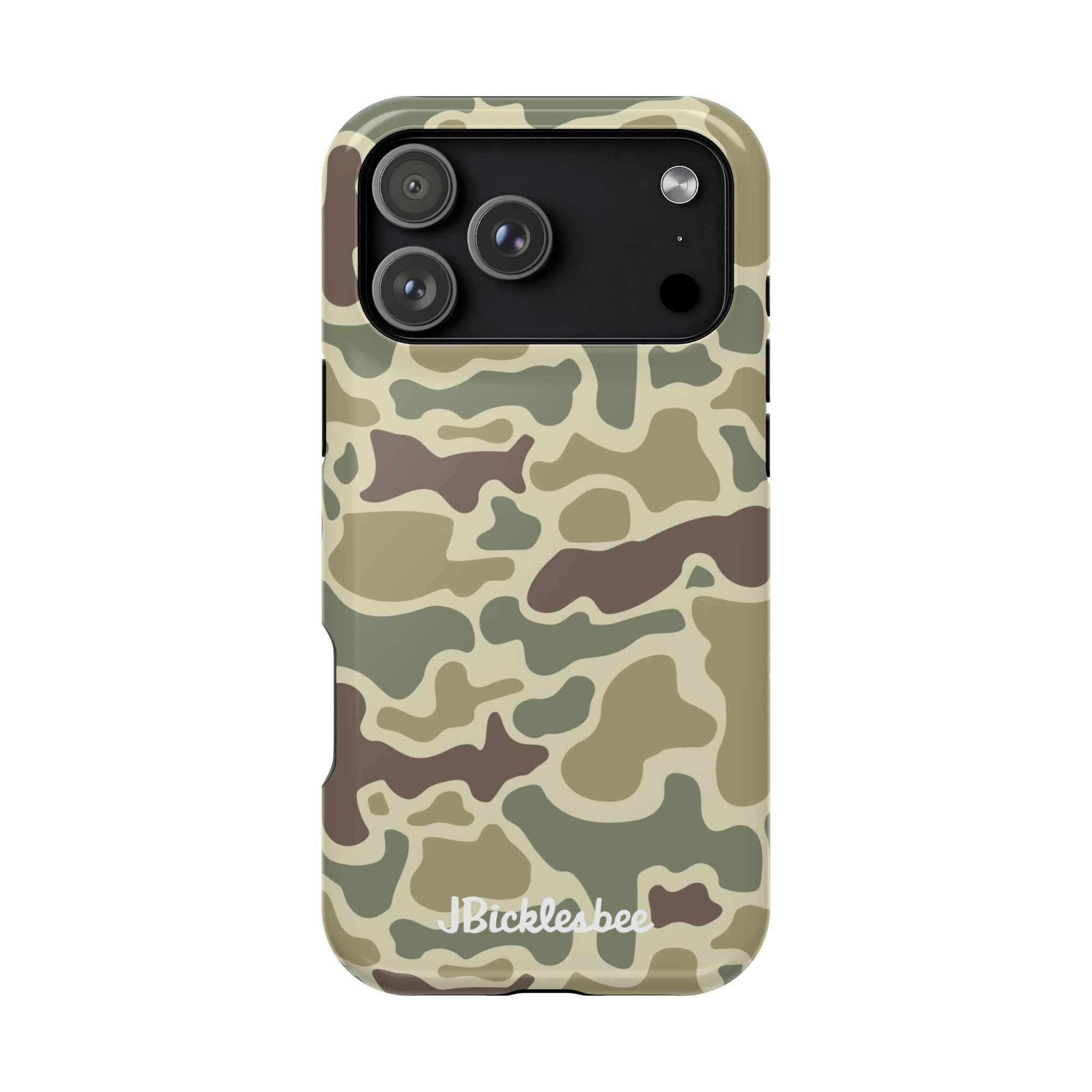 Retro Forest Duck Camo MagSafe iPhone Case