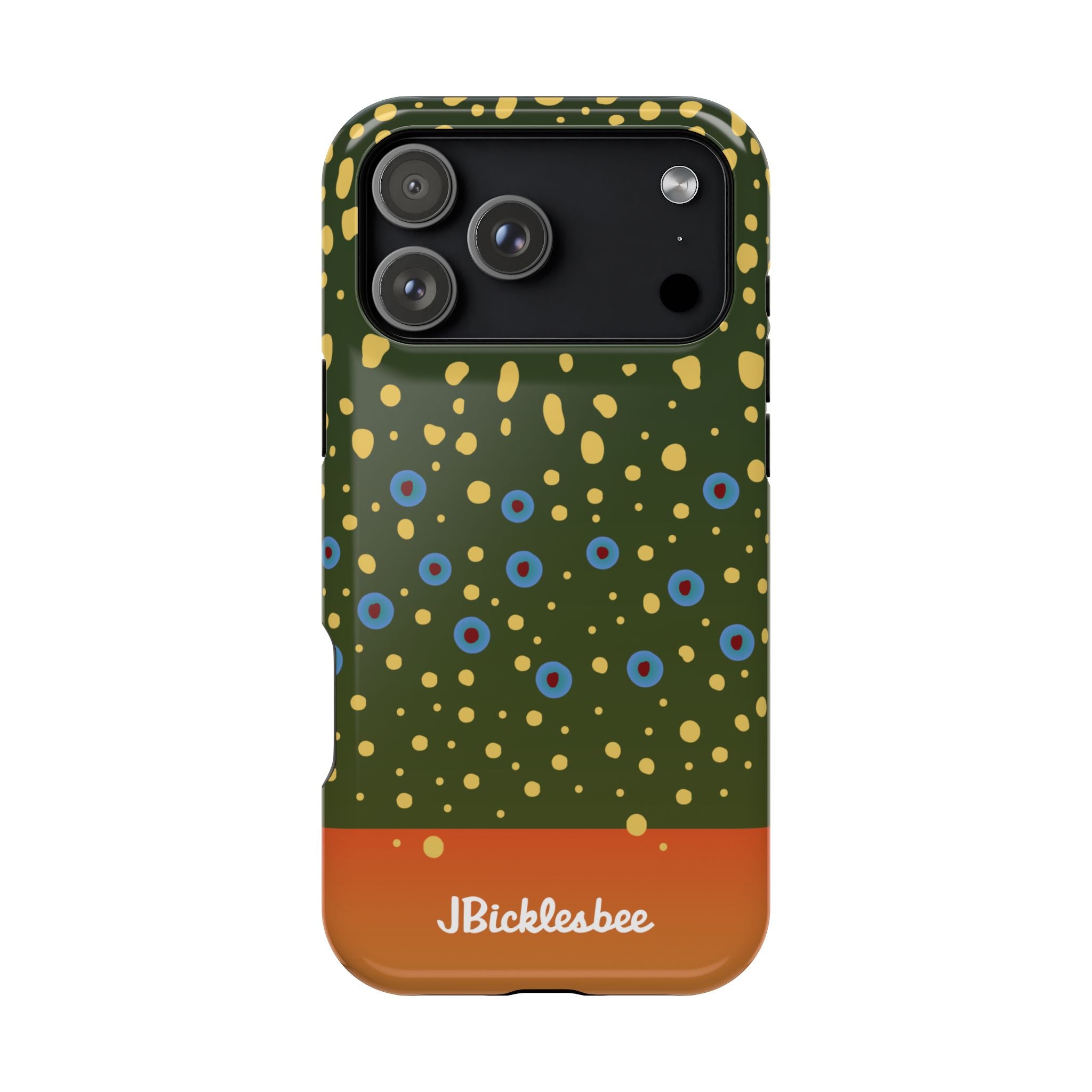 Brook Trout Pattern MagSafe iPhone Case