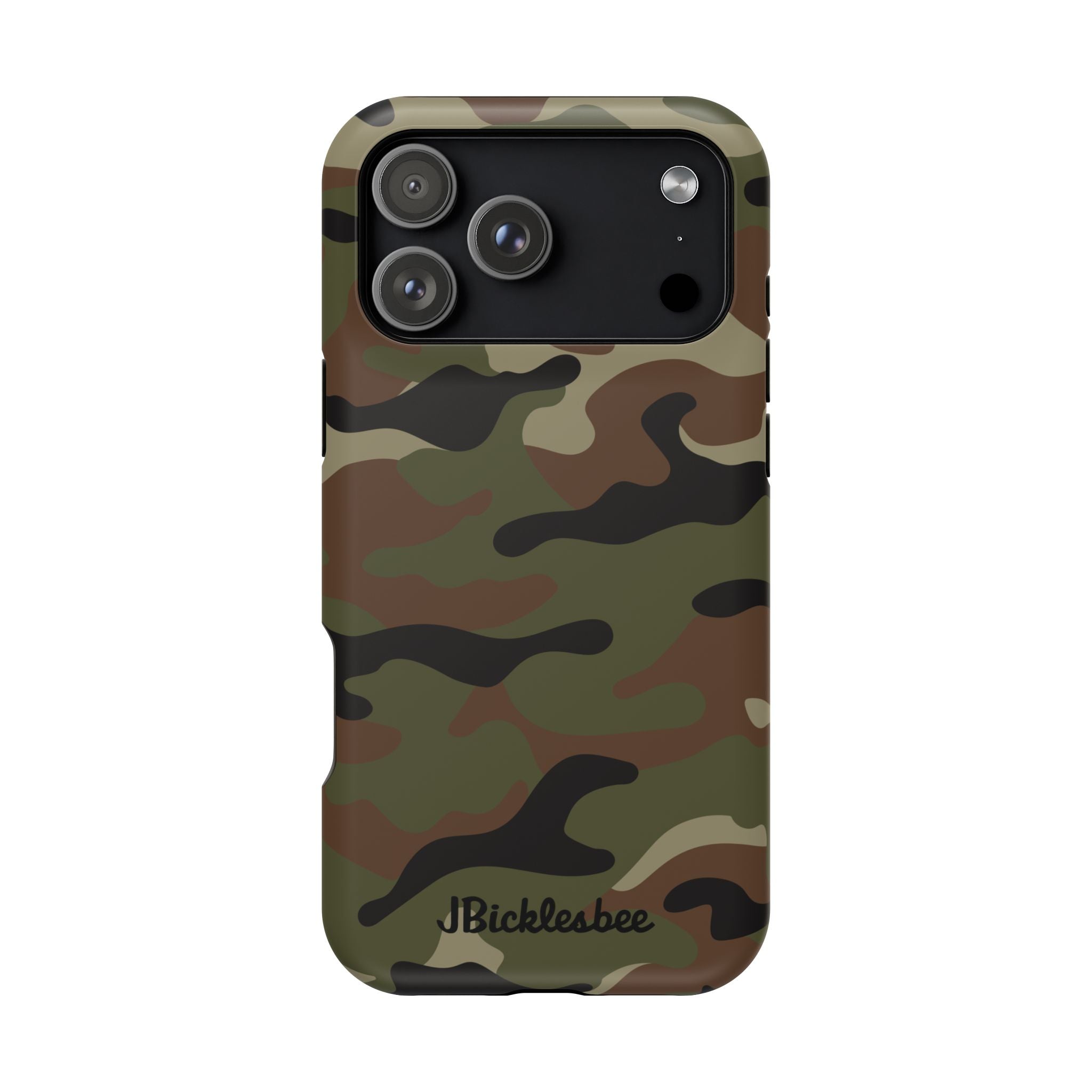 Retro Woodland Recon Camo MagSafe iPhone Tough Case