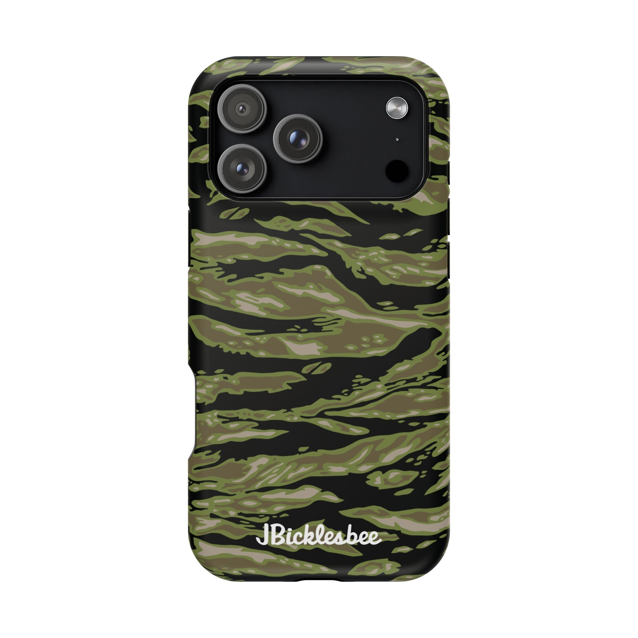 Retro Woodland Camo Tiger Stripe MagSafe iPhone Case