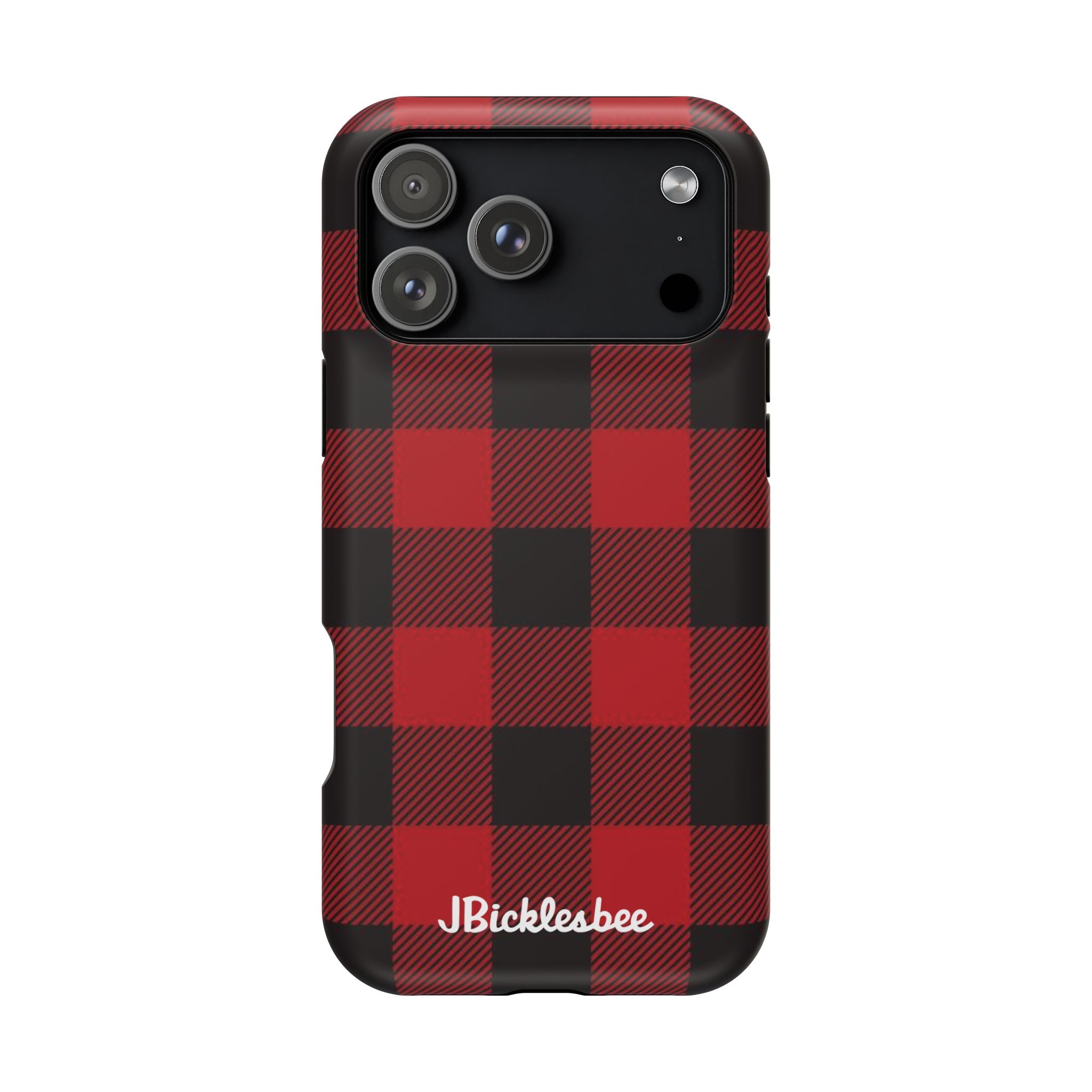 Retro Hunting Plaid Pattern MagSafe iPhone Case