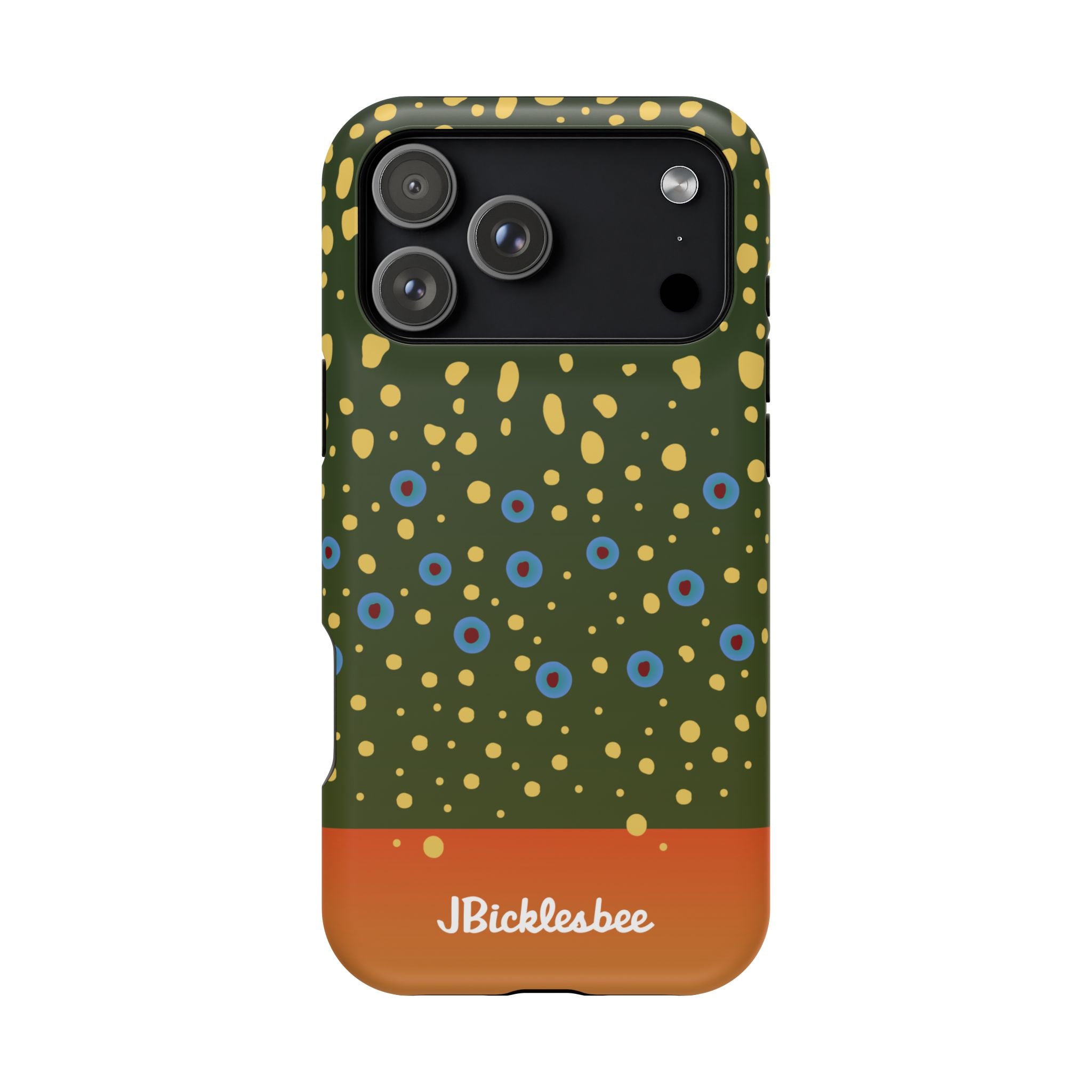 Brook Trout Pattern MagSafe iPhone Case