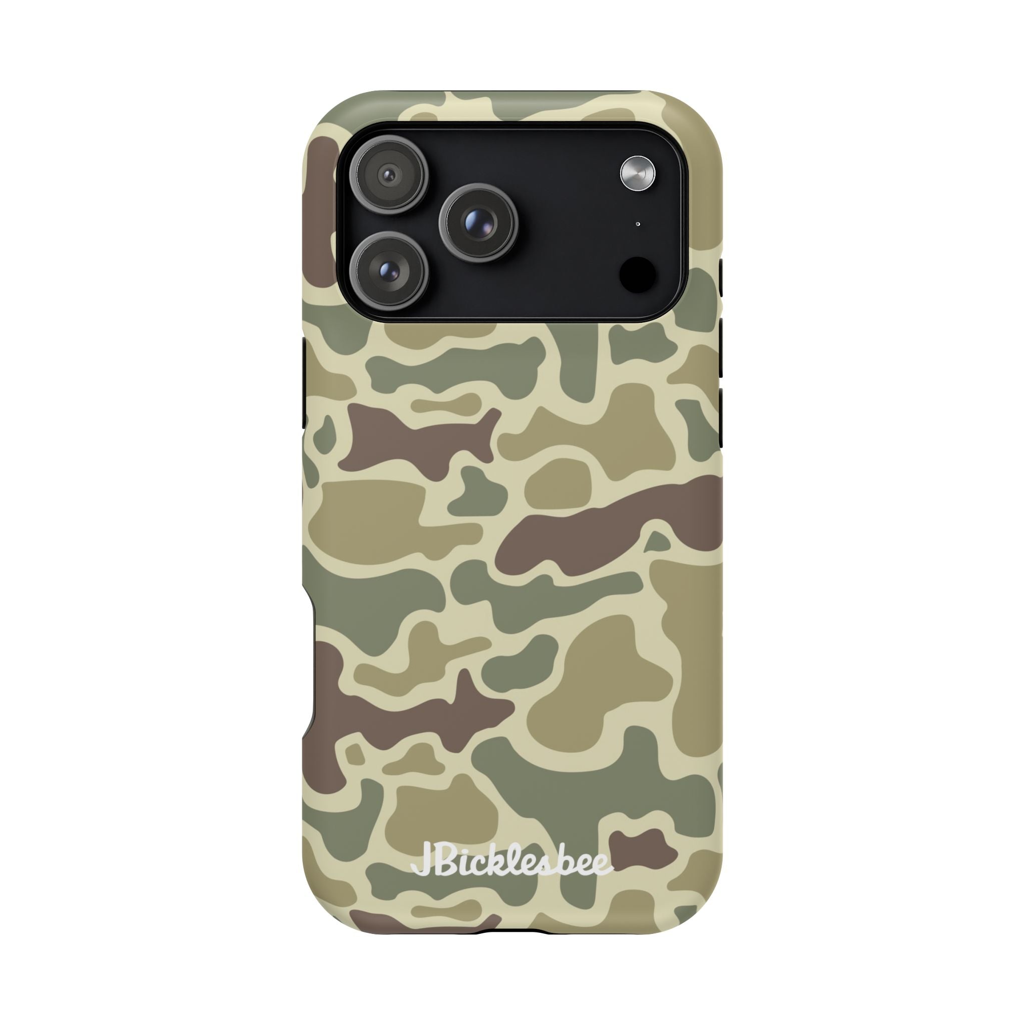Retro Forest Duck Camo MagSafe iPhone Case