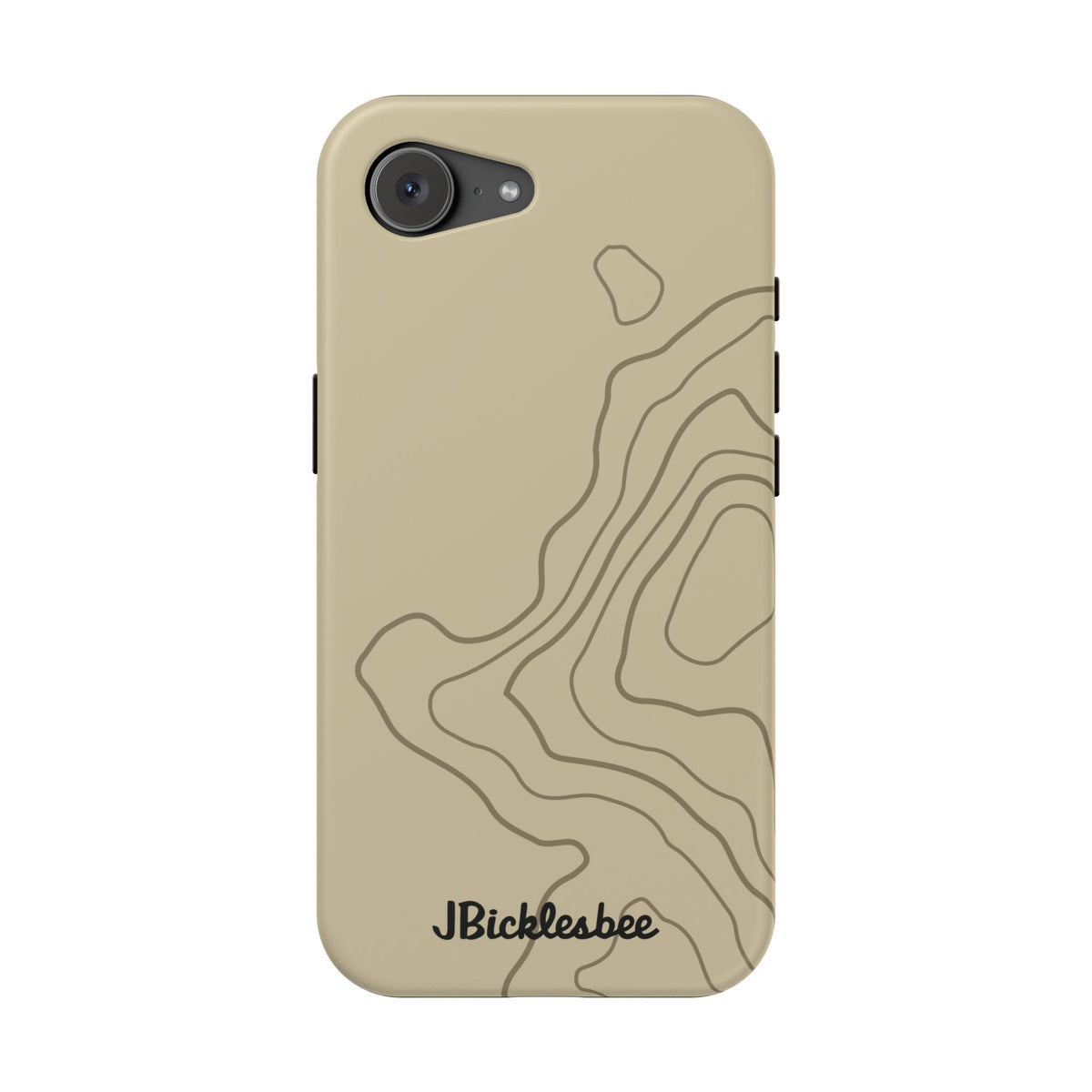 Overland Tan Topographical MagSafe iPhone Case