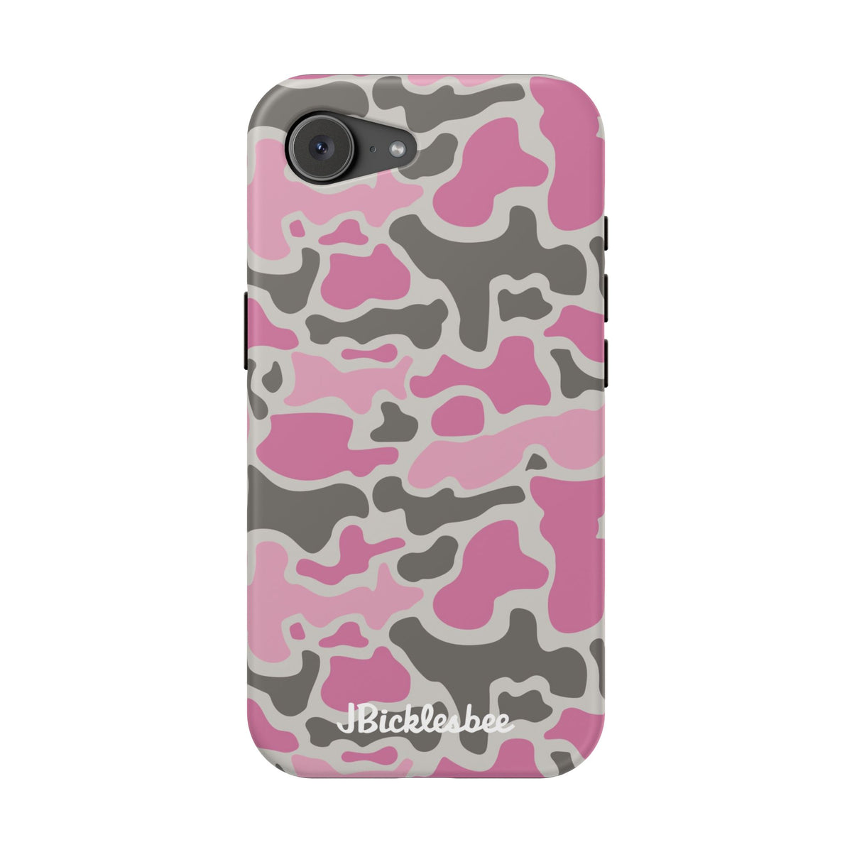 Pink Retro Duck Camo MagSafe iPhone Case
