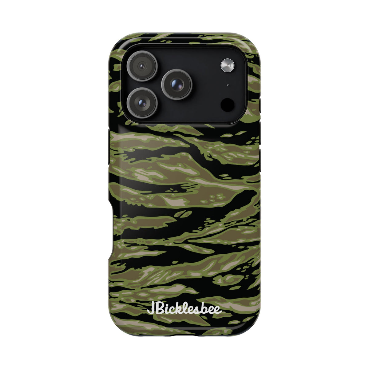 Retro Woodland Camo Tiger Stripe MagSafe iPhone Case